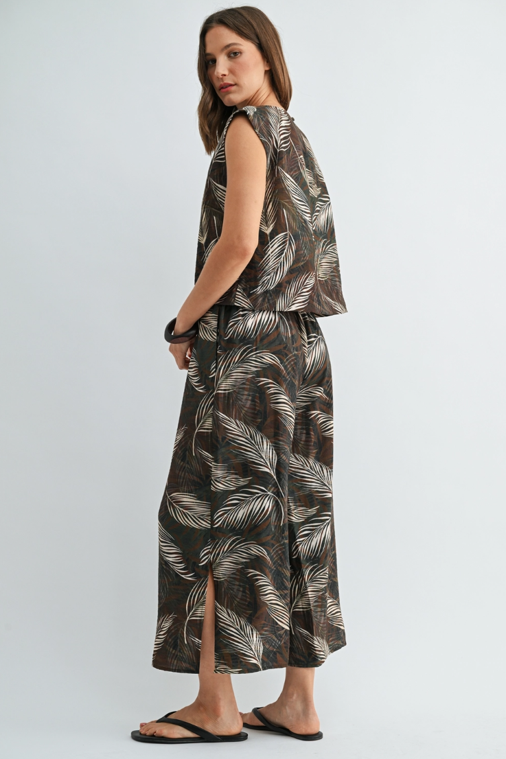 •ARECA• sleeveless top & cropped pants separates
