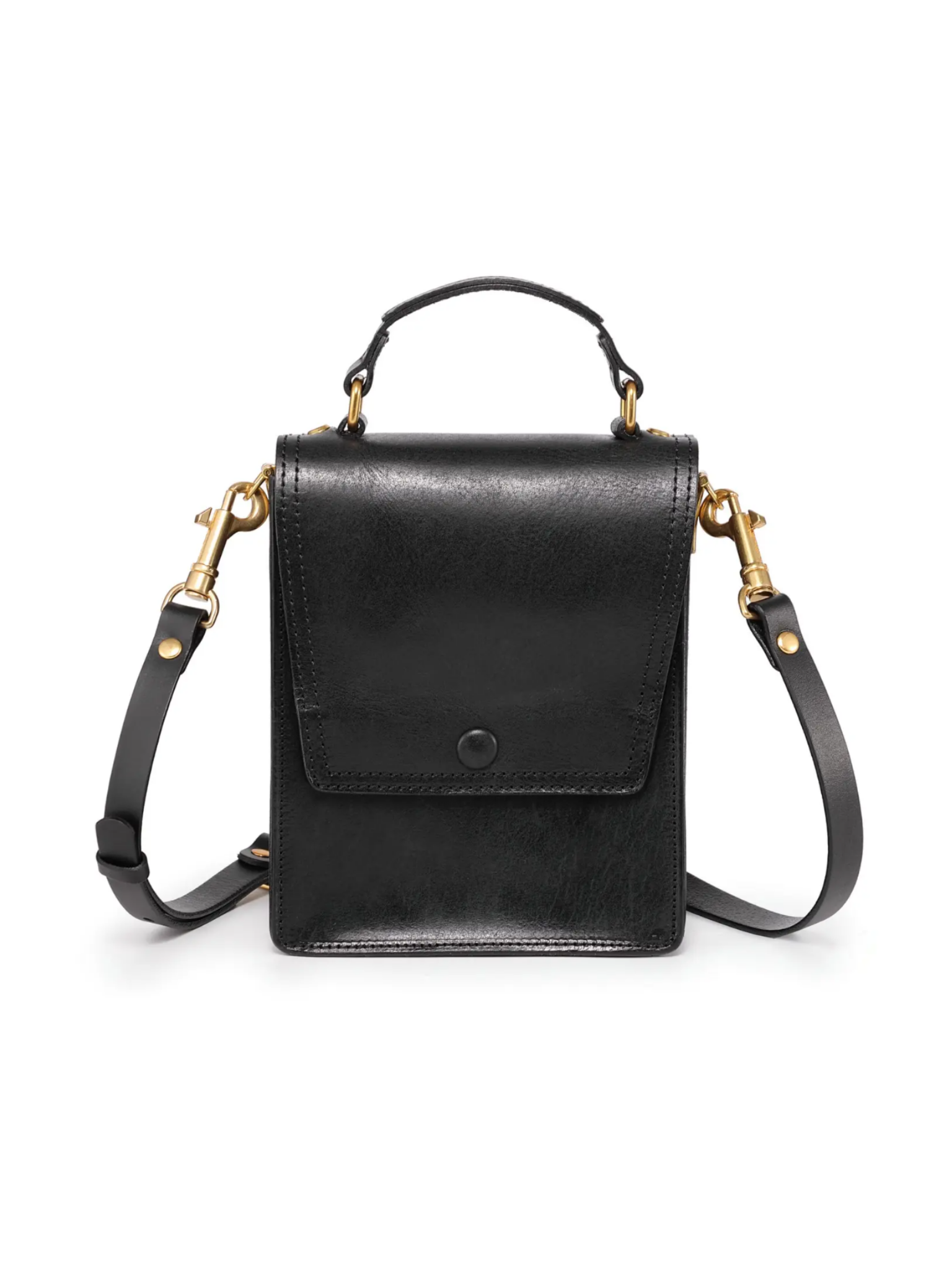 •PORTLAND• black leather crossbody/handbag