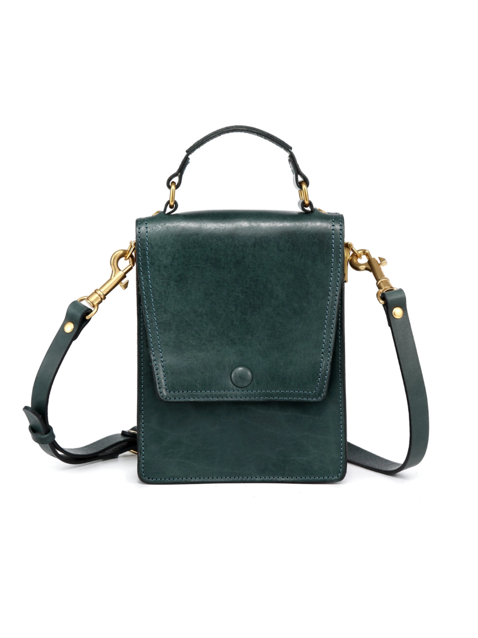 •PORTLAND• deep sea leather crossbody/handbag