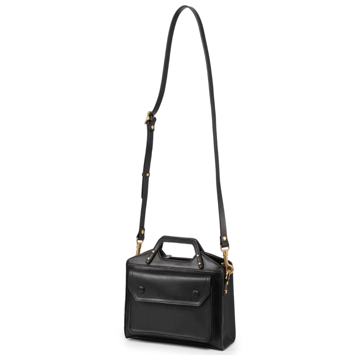 •SEATTLE• black leather crossbody/handbag