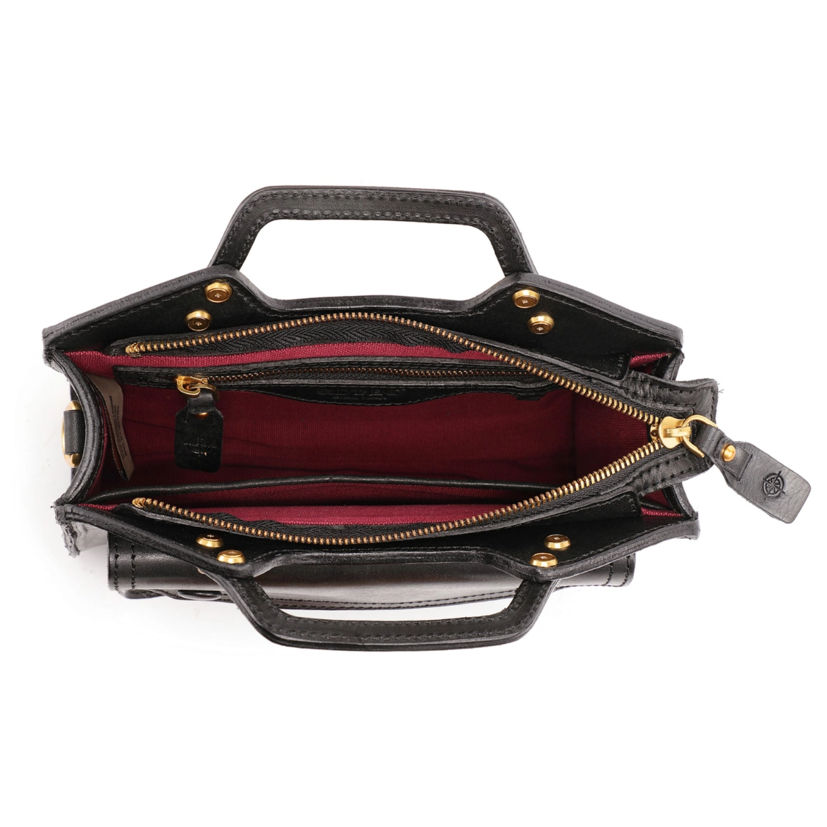 •SEATTLE• black leather crossbody/handbag