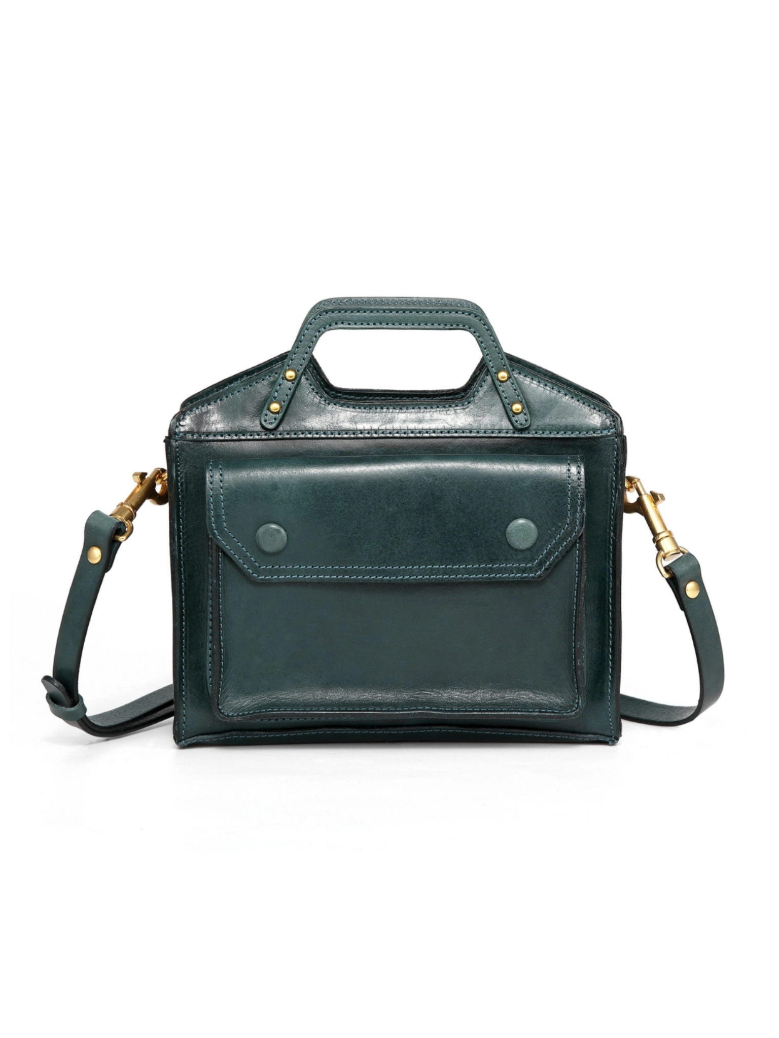 •SEATTLE• deep sea leather crossbody/handbag