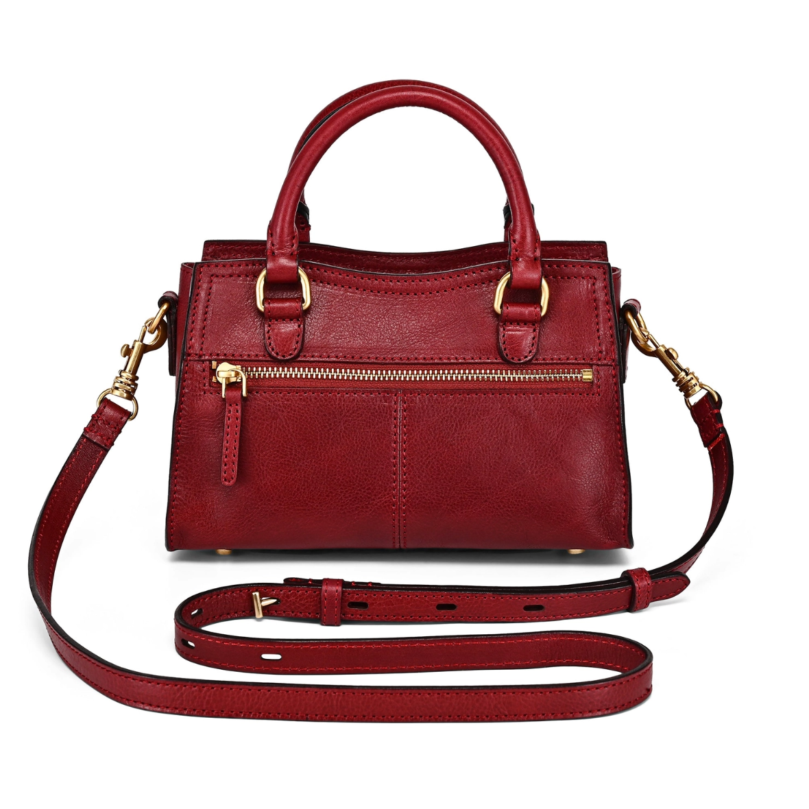 •DALLAS• garnet leather crossbody/handbag