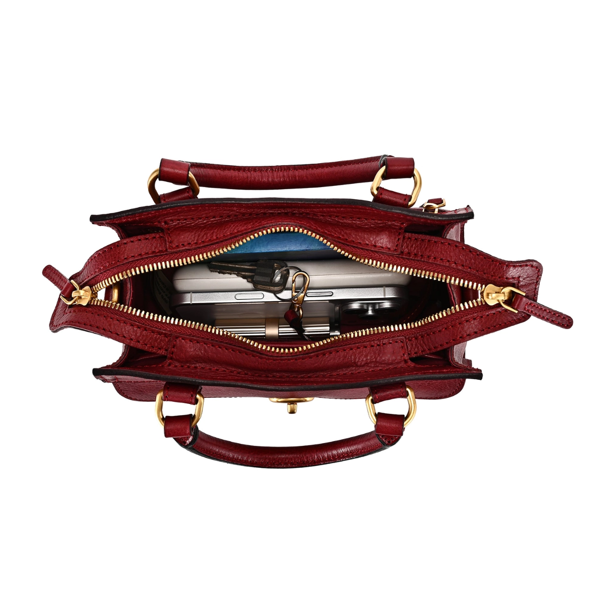 •DALLAS• garnet leather crossbody/handbag