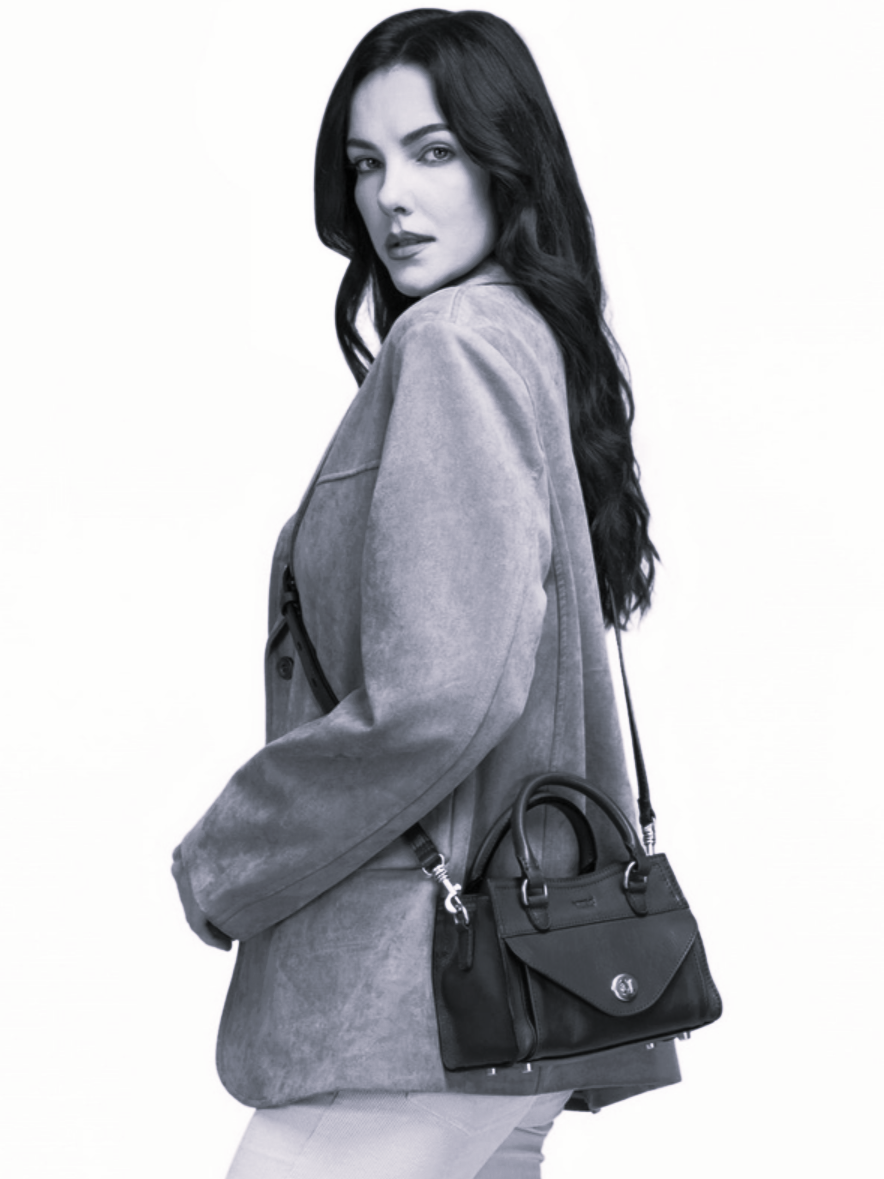 •DALLAS• emerald leather crossbody/handbag