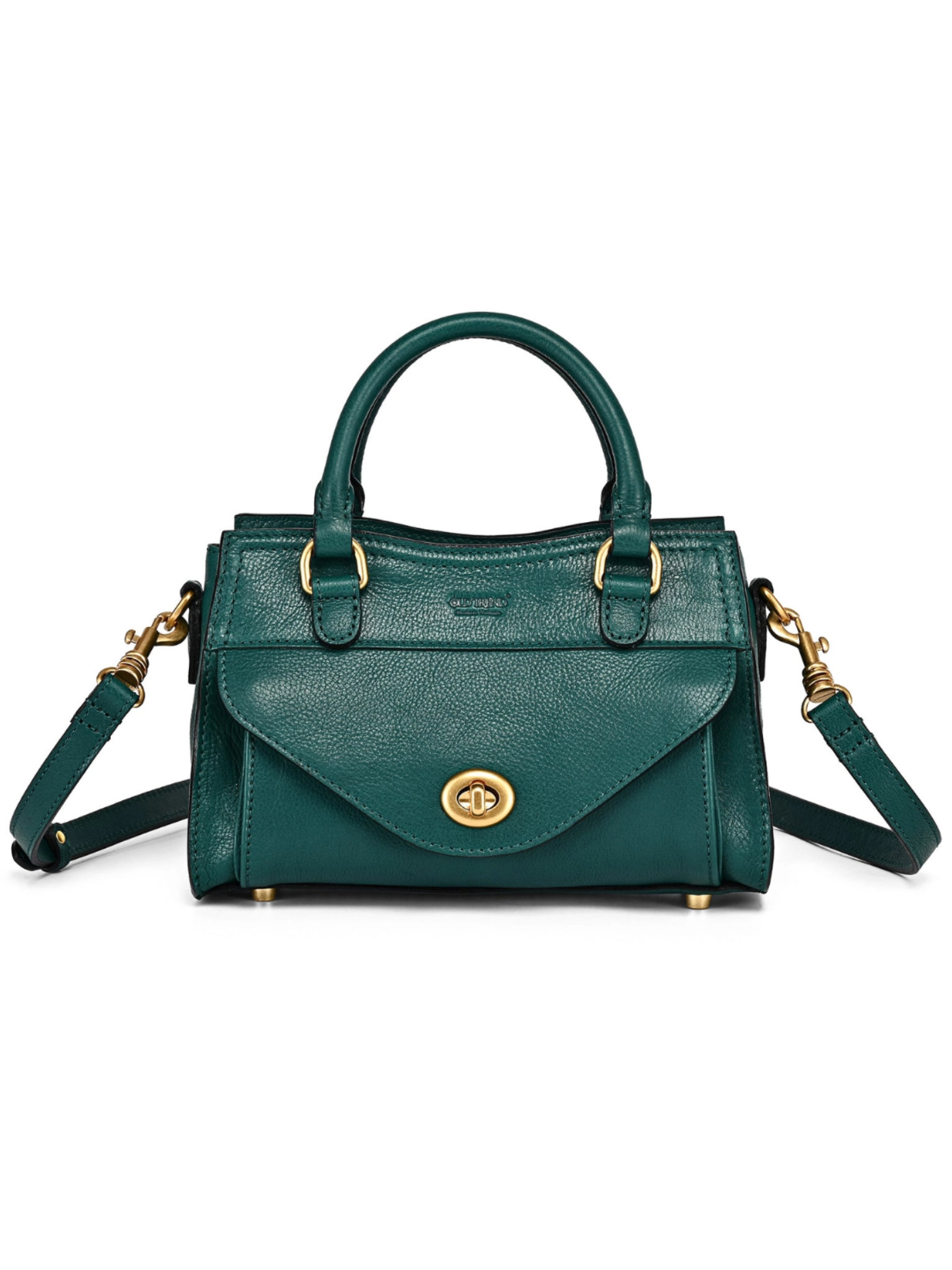 •DALLAS• emerald leather crossbody/handbag