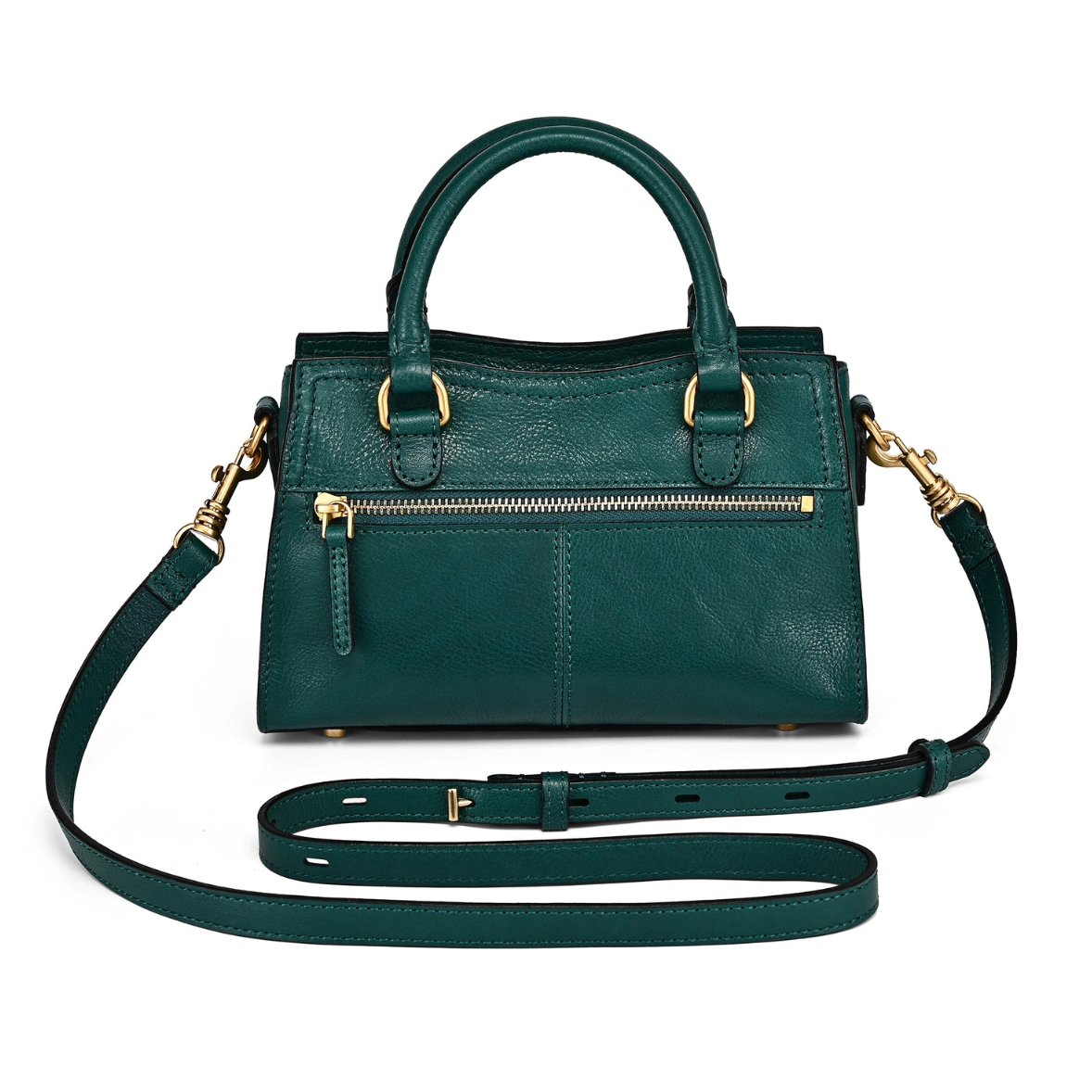 •DALLAS• emerald leather crossbody/handbag