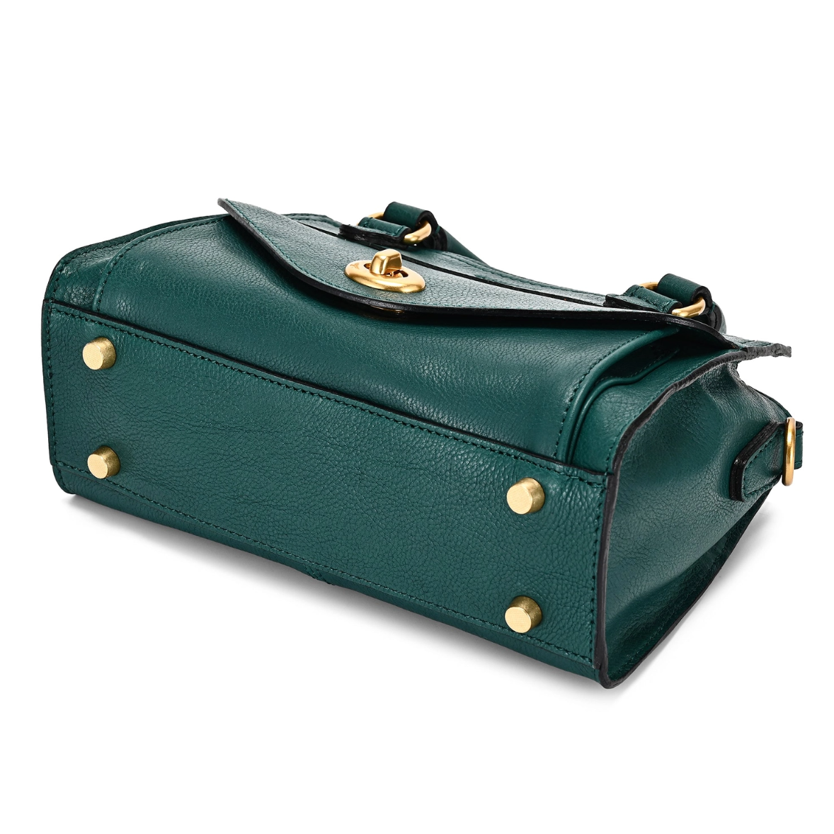 •DALLAS• emerald leather crossbody/handbag