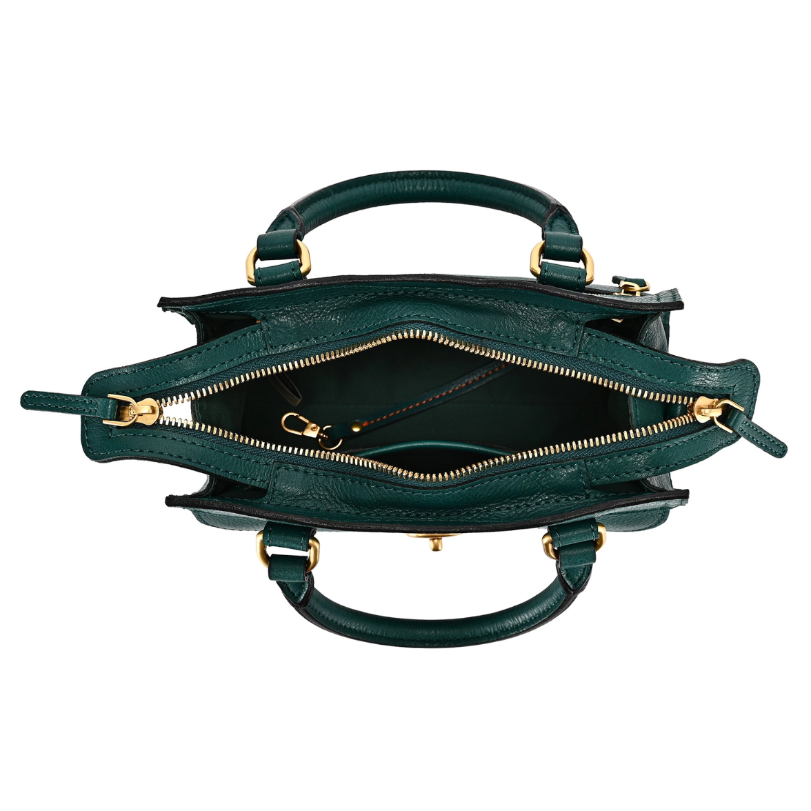•DALLAS• emerald leather crossbody/handbag