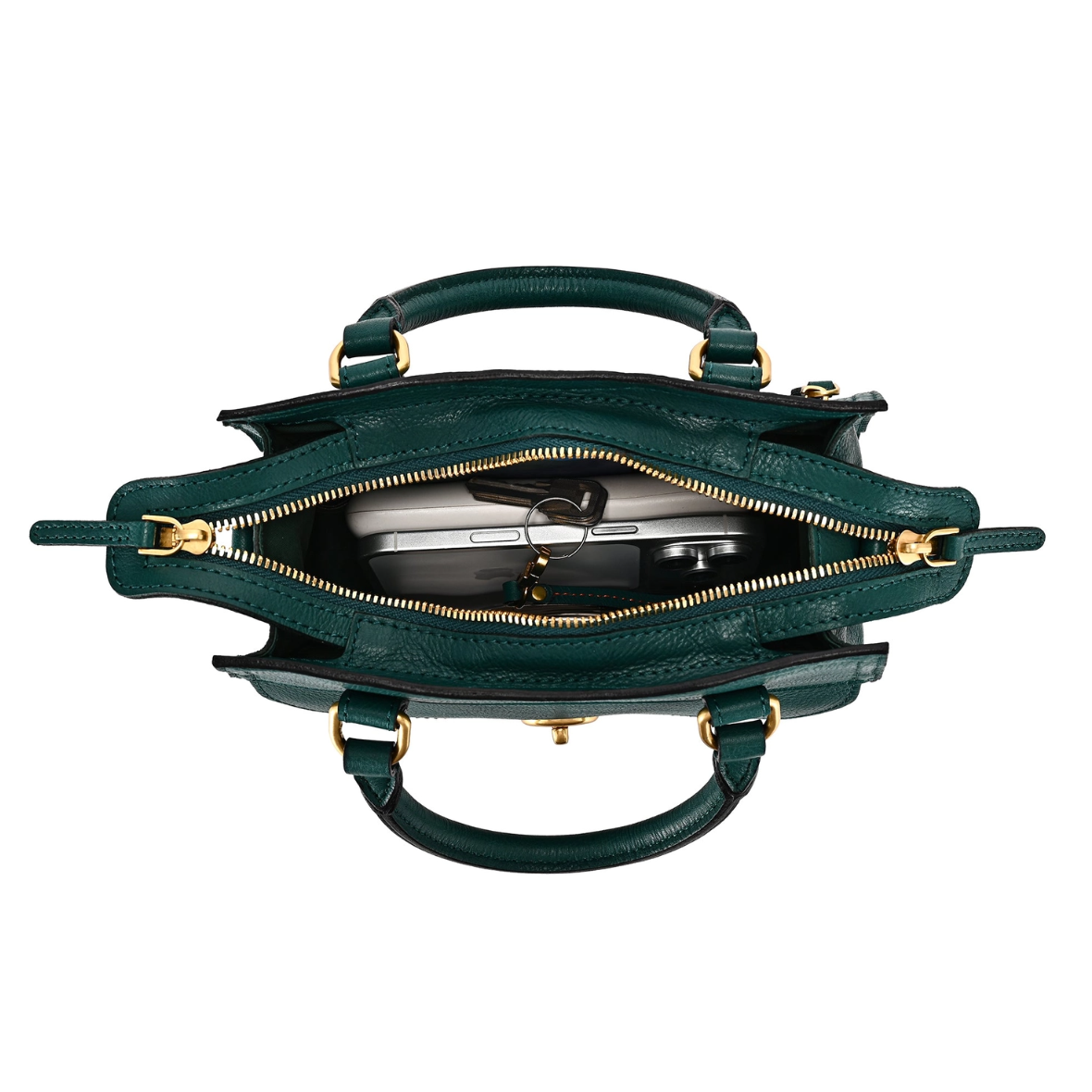 •DALLAS• emerald leather crossbody/handbag