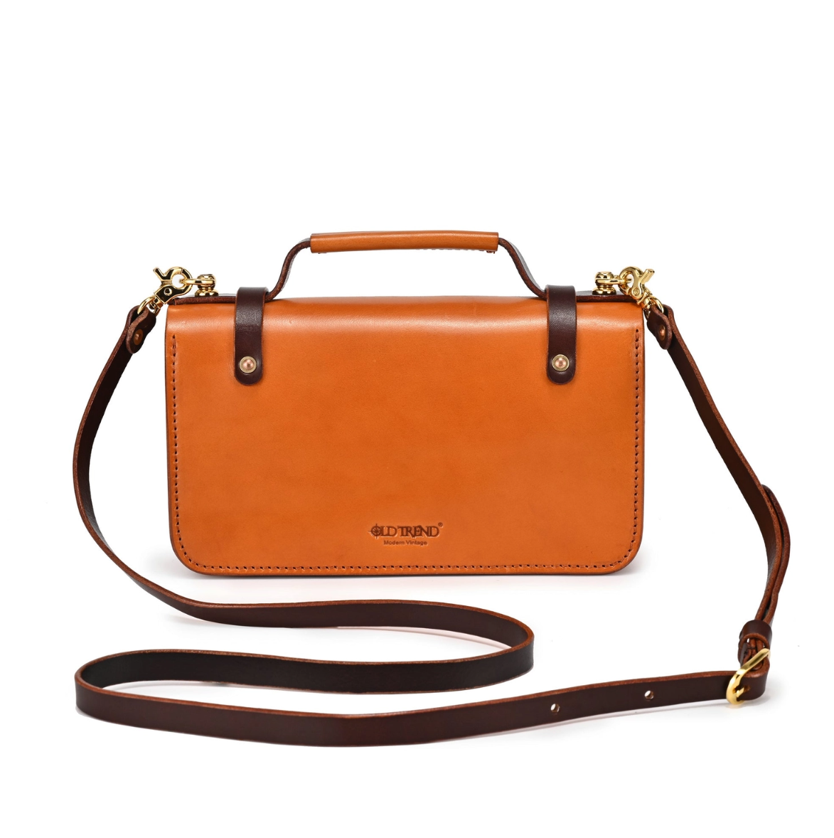•STANFORD• caramel leather crossbody/handbag