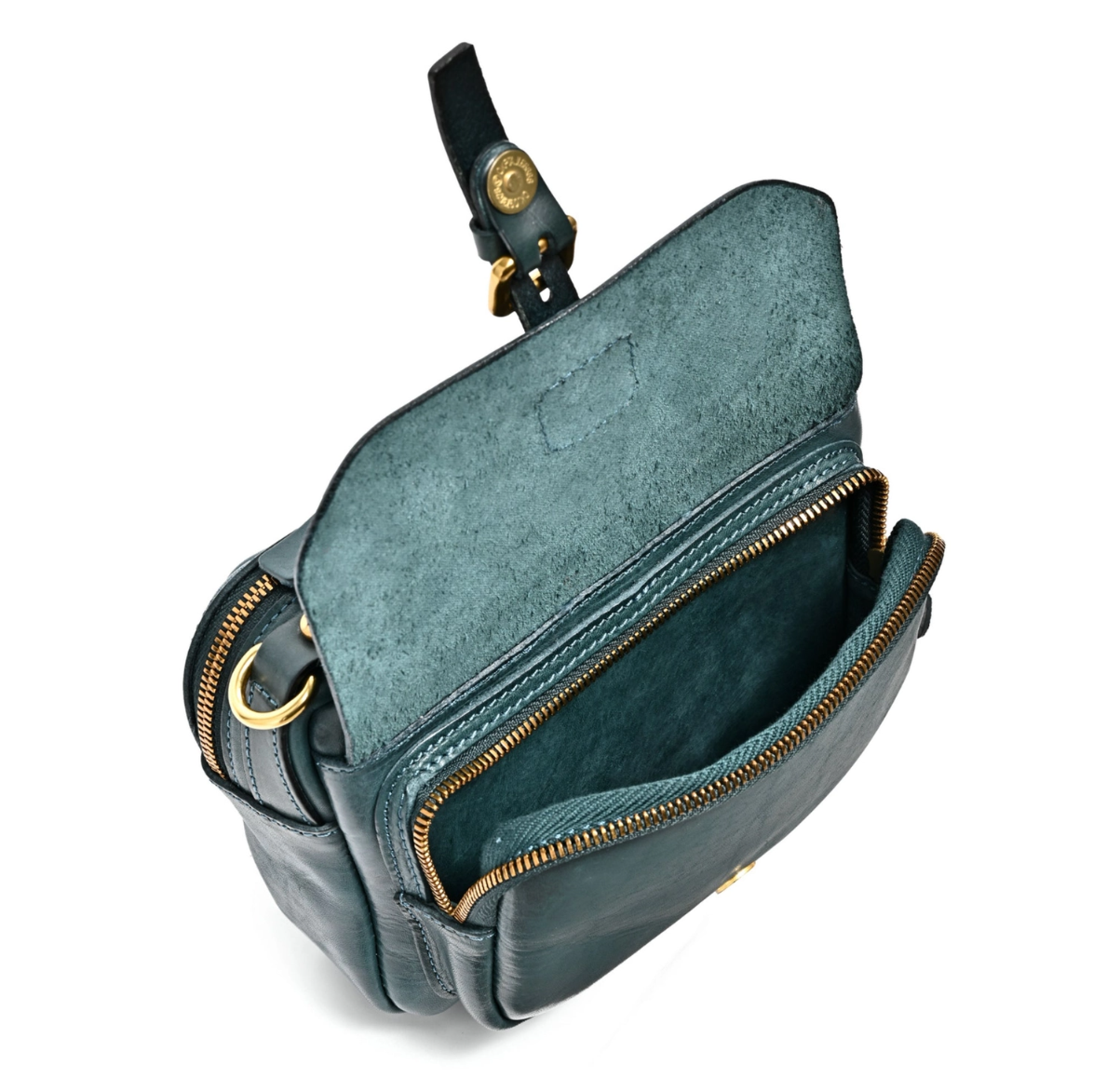 •CORNELL• deep sea leather crossbody/handbag