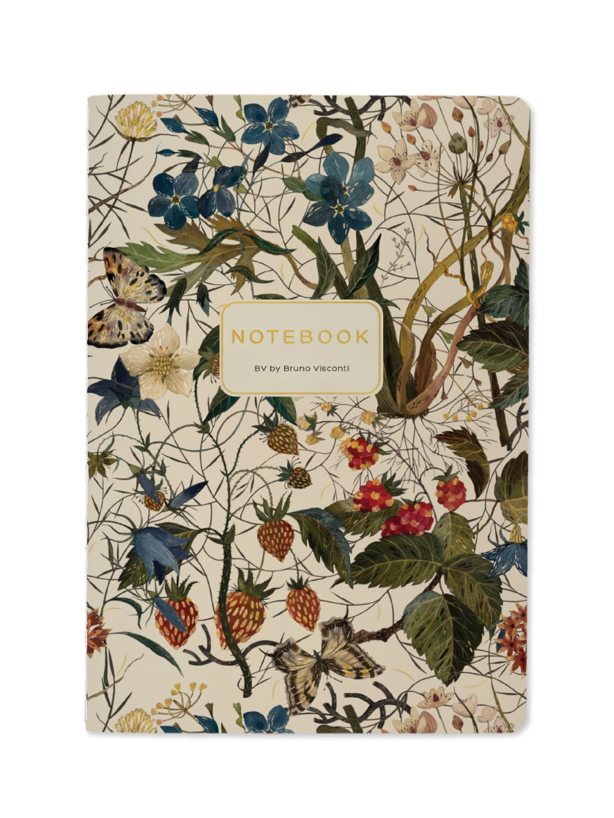 •BERRIES - LIGHT• lined notebook