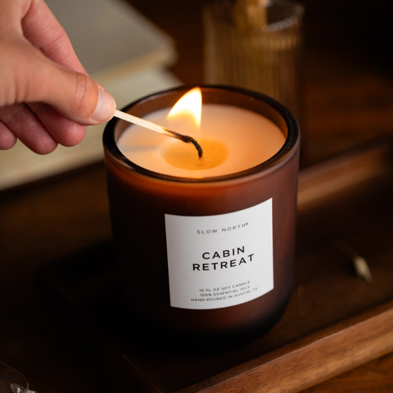 •CABIN RETREAT• soy wax candle