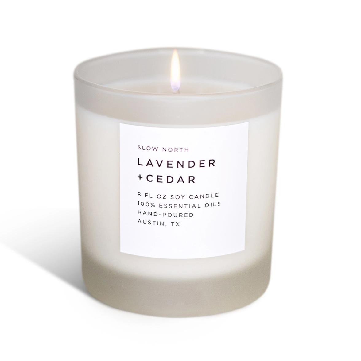 •LAVENDER + CEDAR• soy wax candle