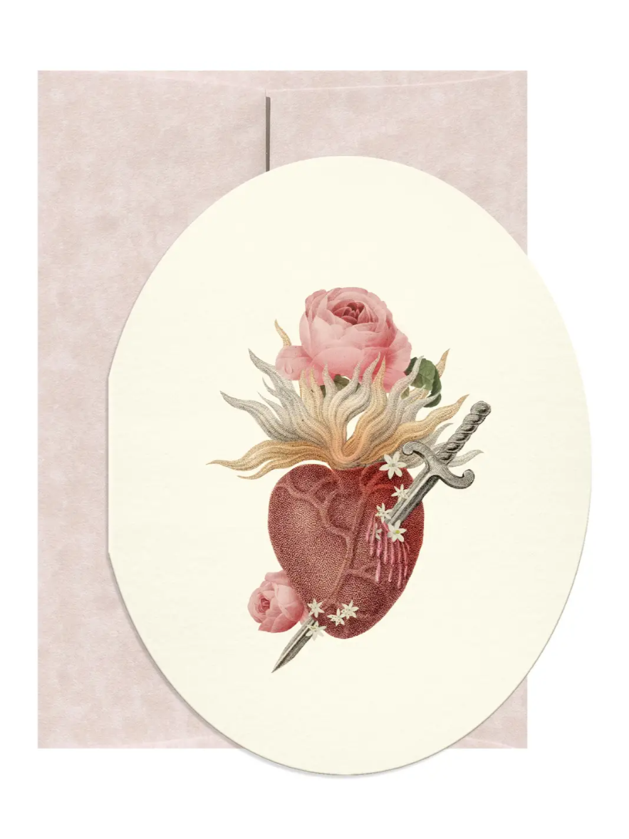•IMMACULATE HEART• greeting card