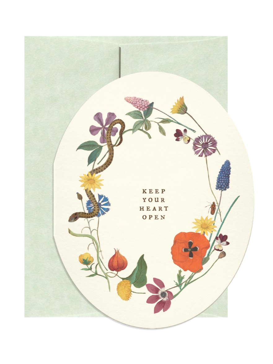 •OPEN HEART• greeting card