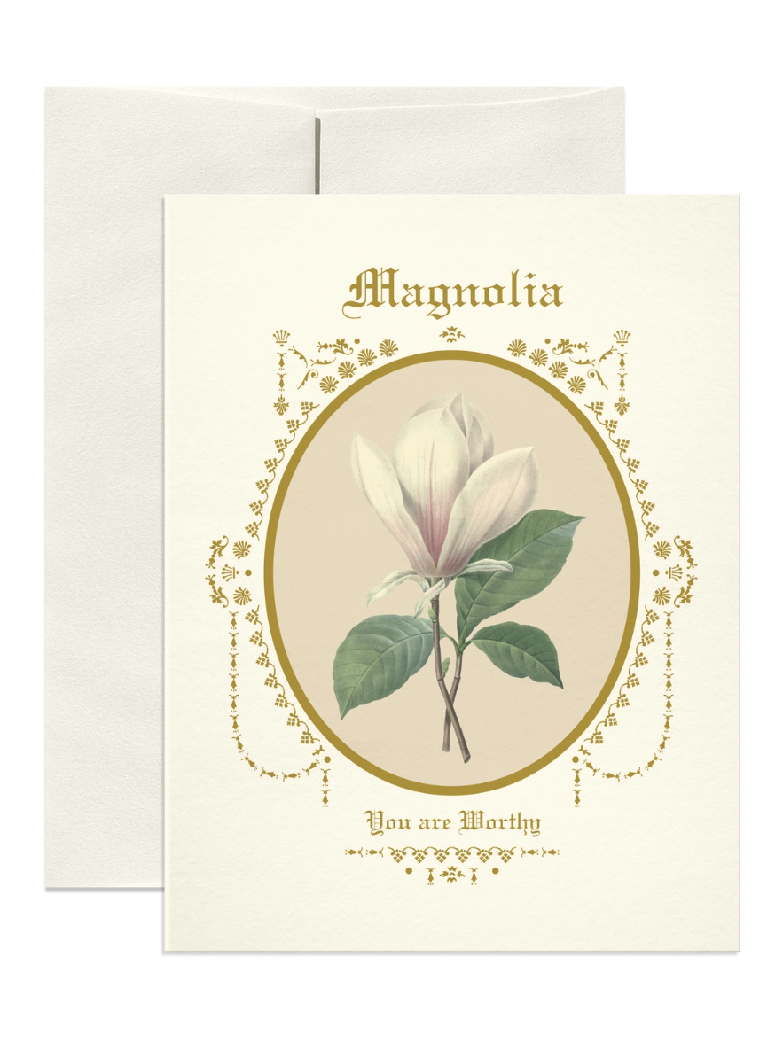 •MAGNOLIA FRIENDSHIP• greeting card