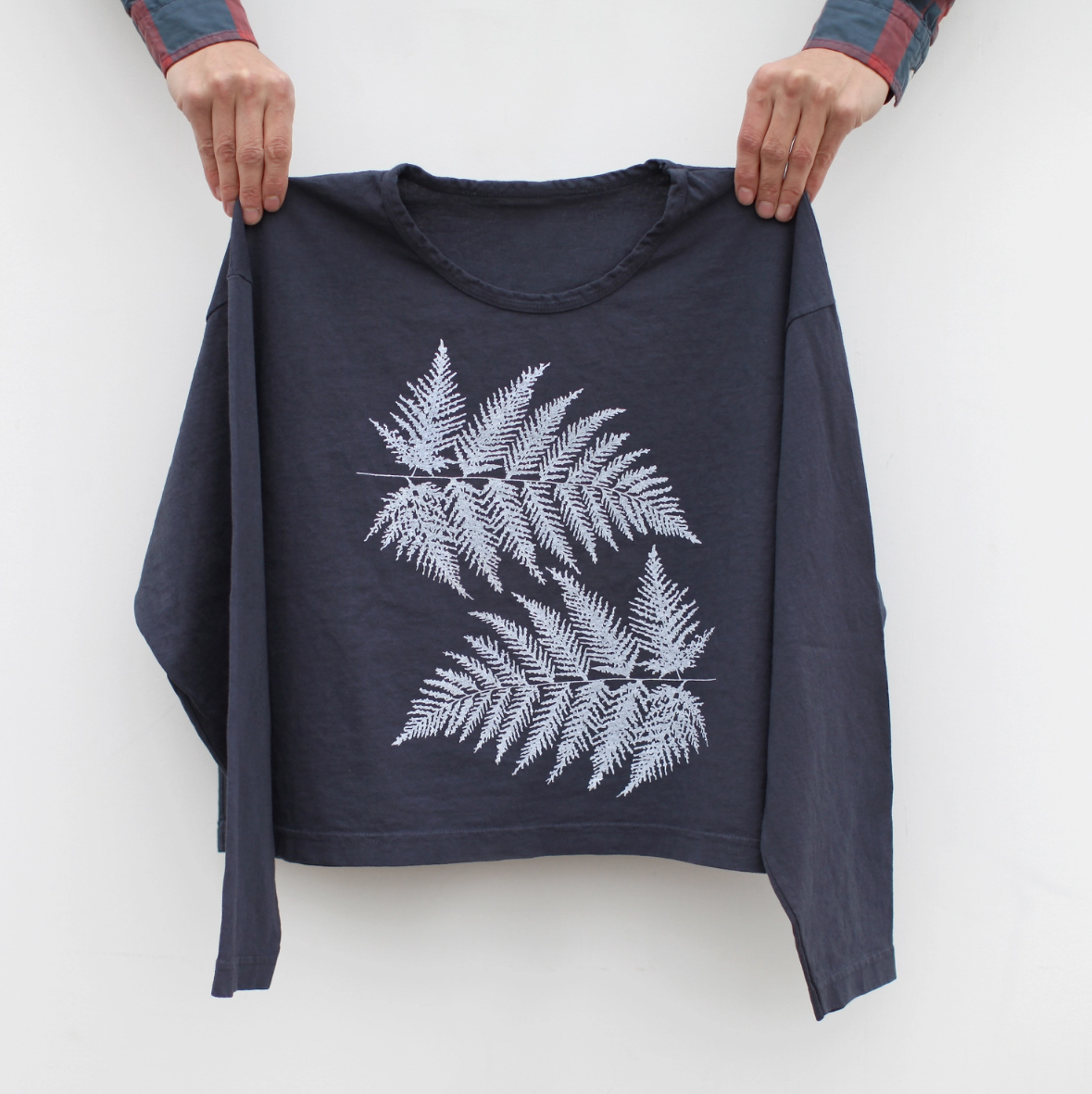 •FERNS• heavyweight cotton long sleeve top (USA)