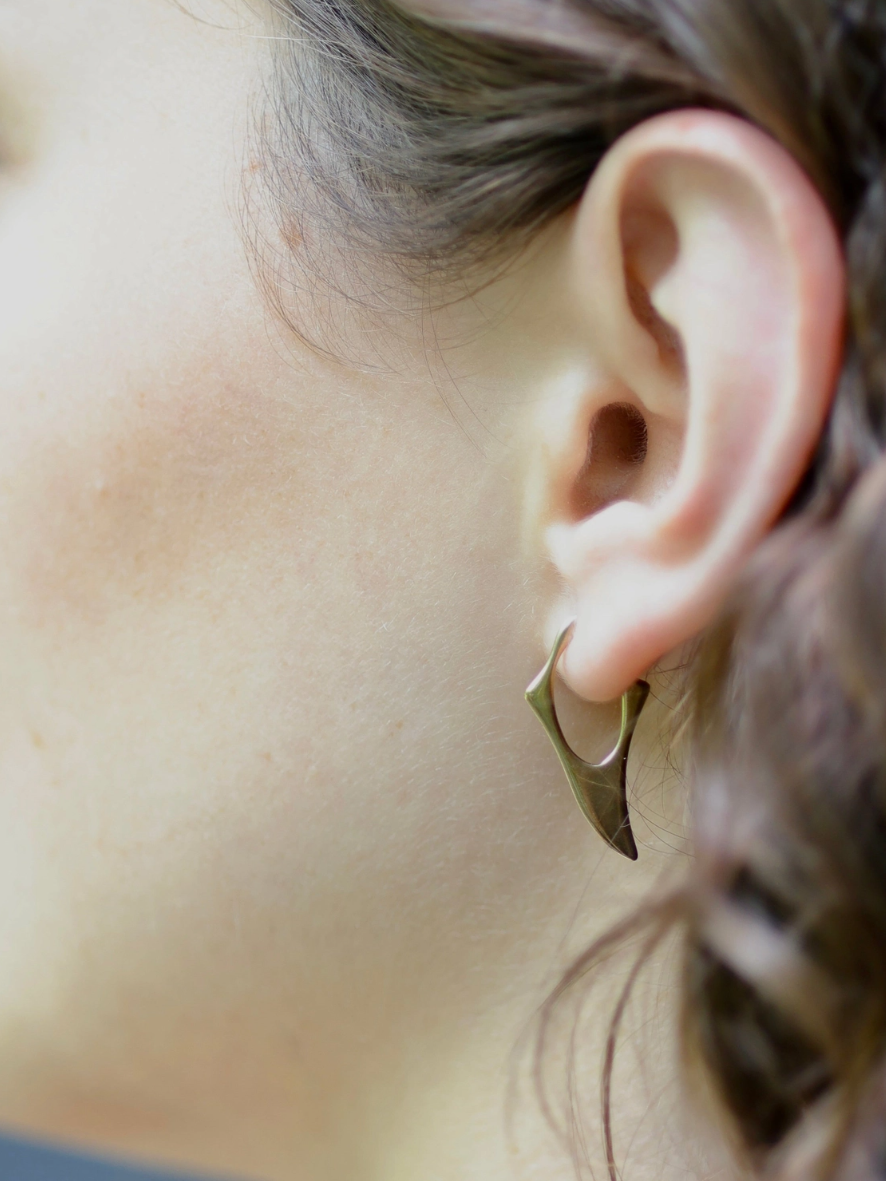 •TALON• gold hoop earrings