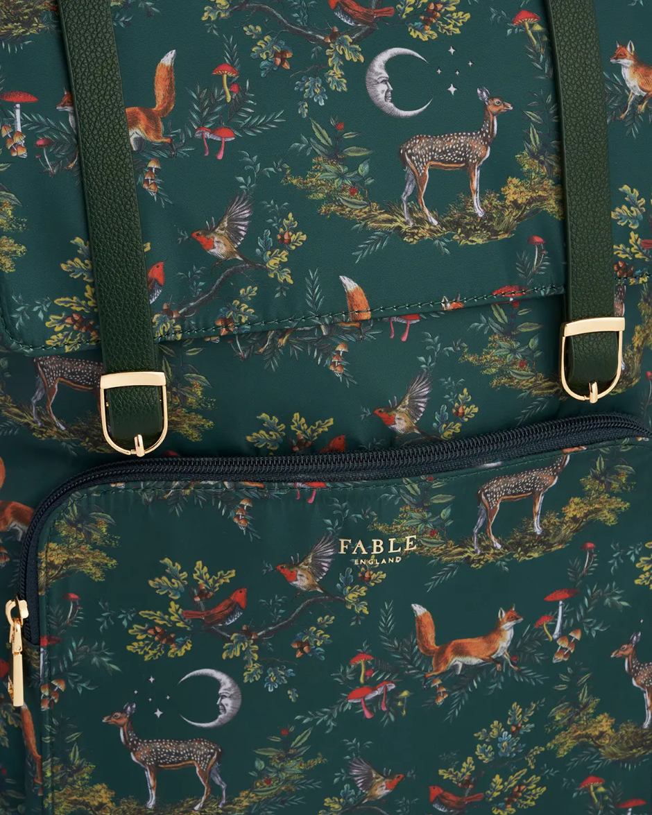 •WOODLAND - GREEN• backpack