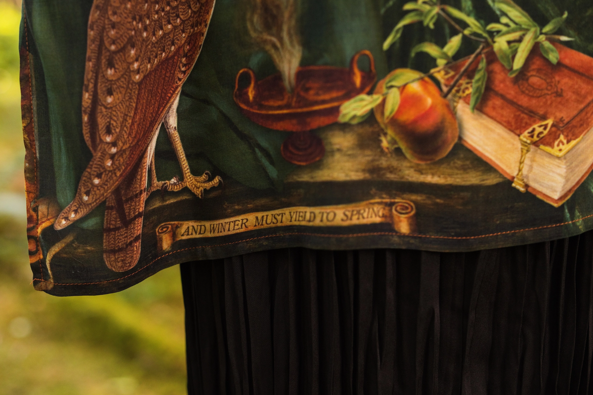 •SOLSTICE• bamboo cardigan with tie