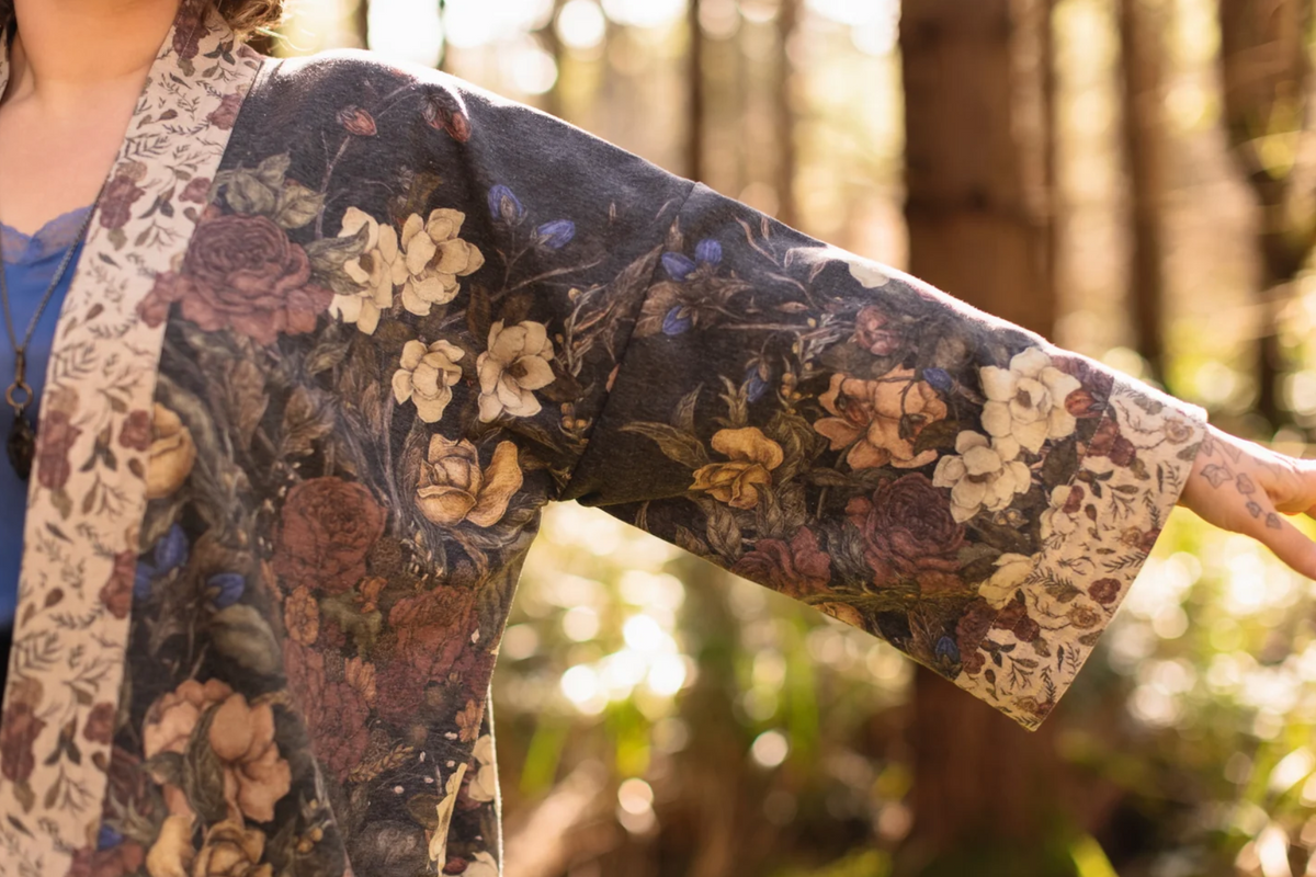 •LIONHEART• fleece lined cottage cardigan