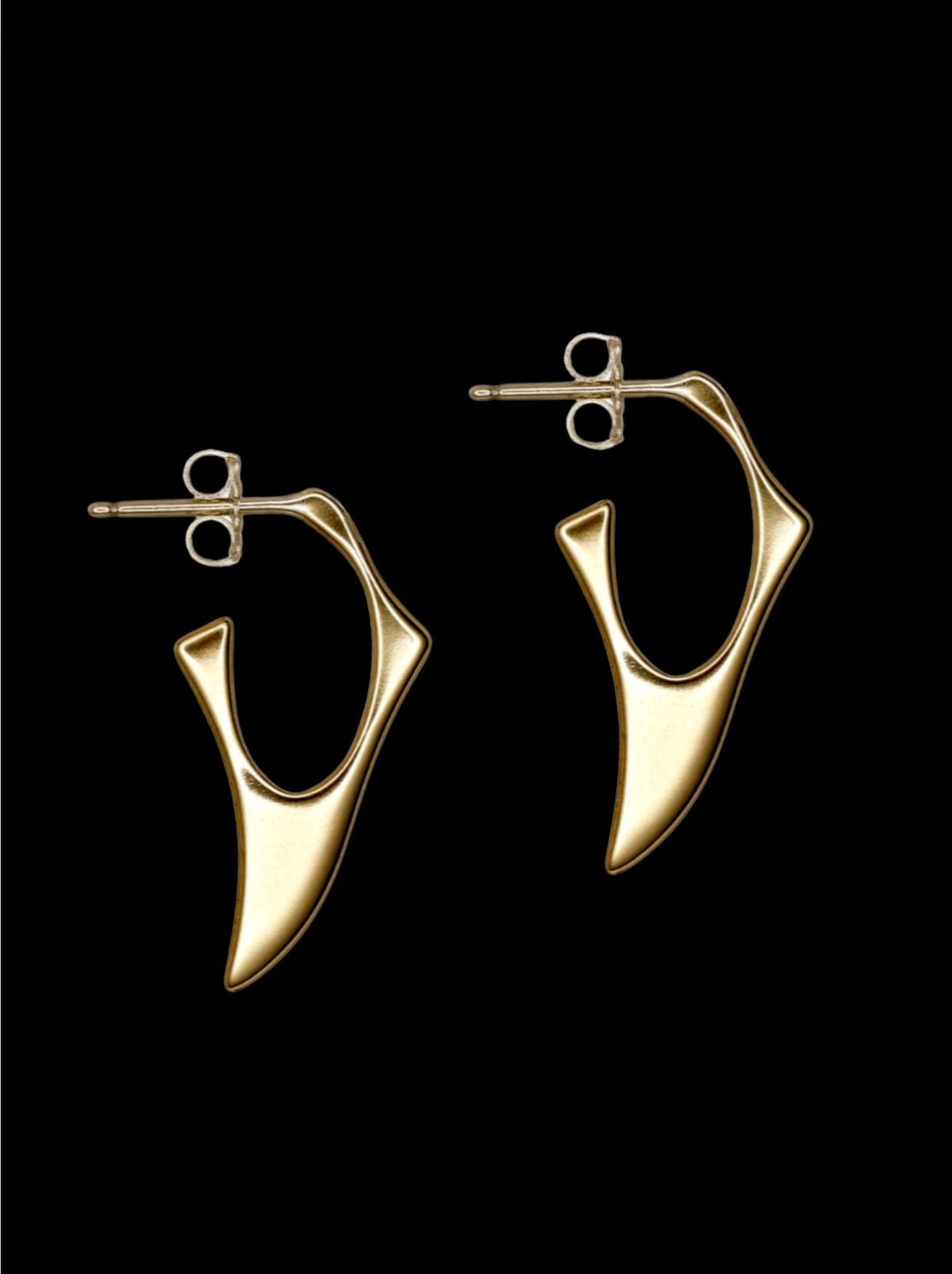 •TALON• gold hoop earrings