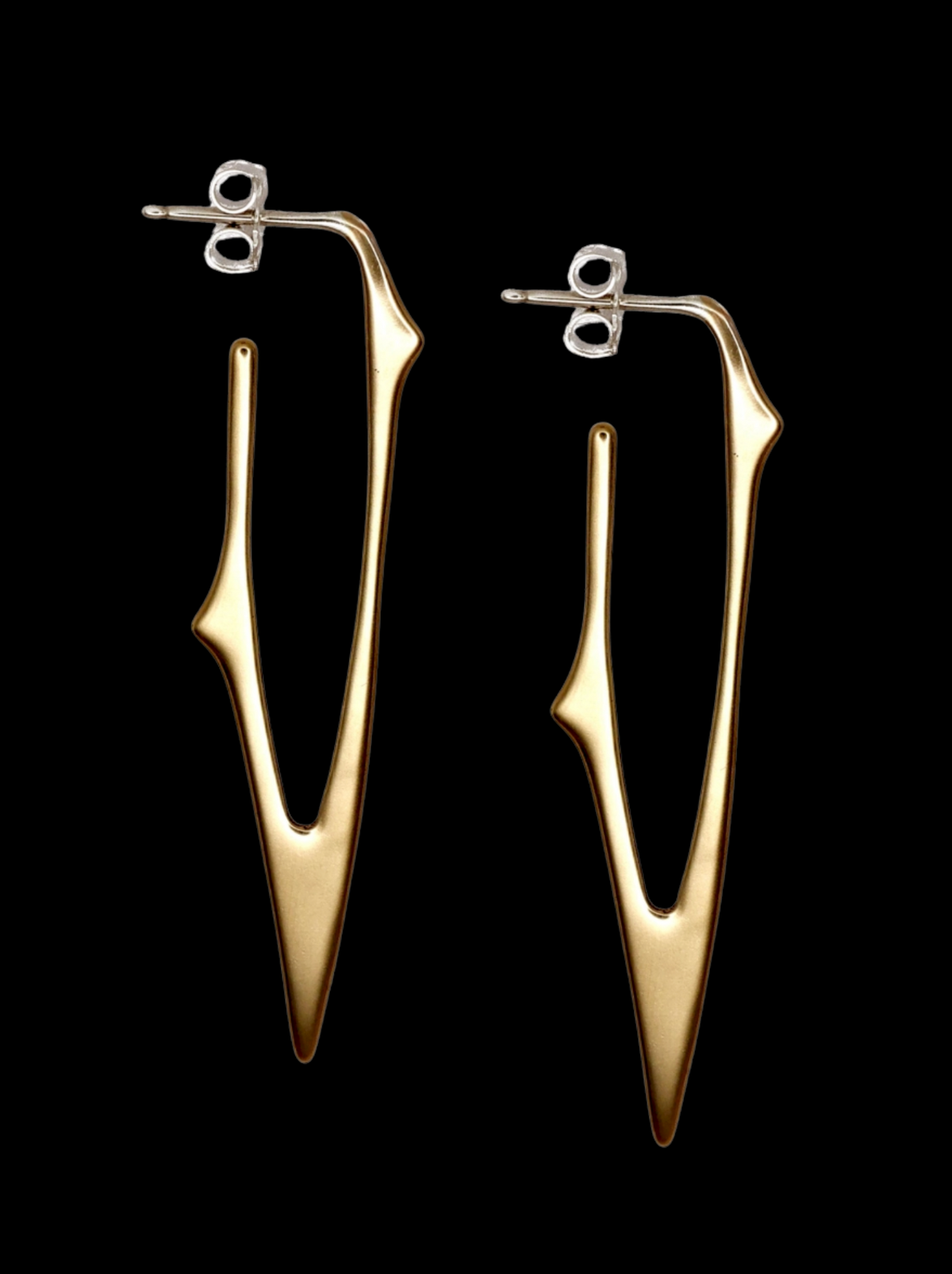 •RAVEN• gold hoop earrings