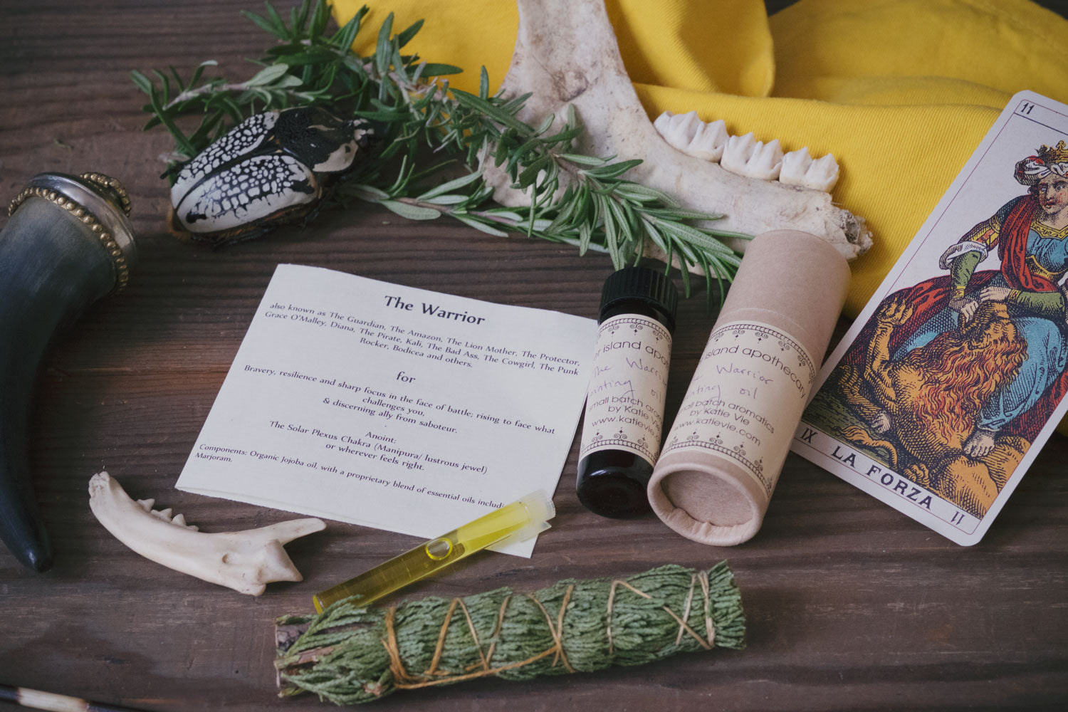 • THE WARRIOR • anointing oil