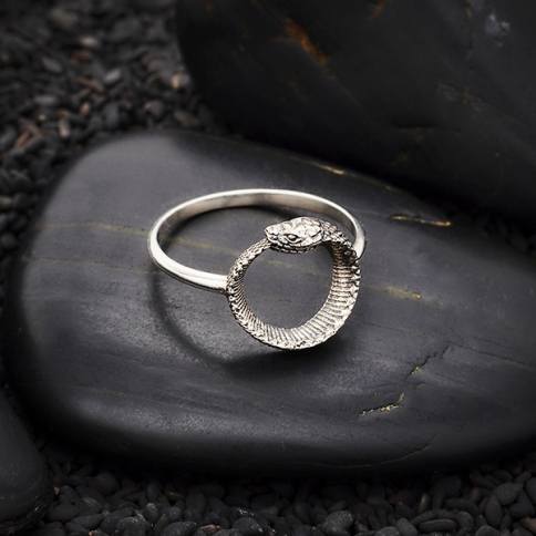 •OUROBOROS• sterling silver ring