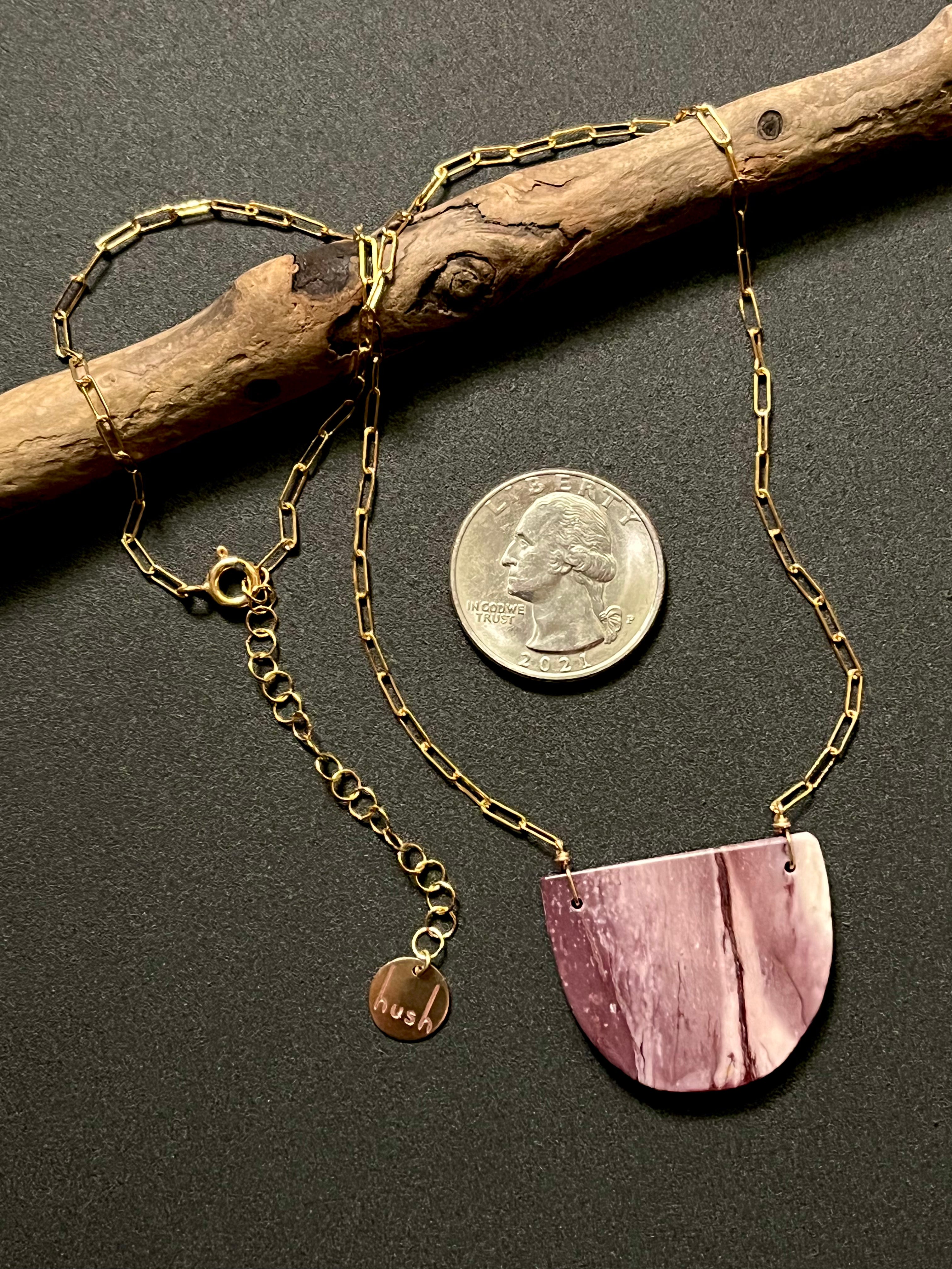 • OOAK - AEON • mookaite + gold necklace (16"-18")