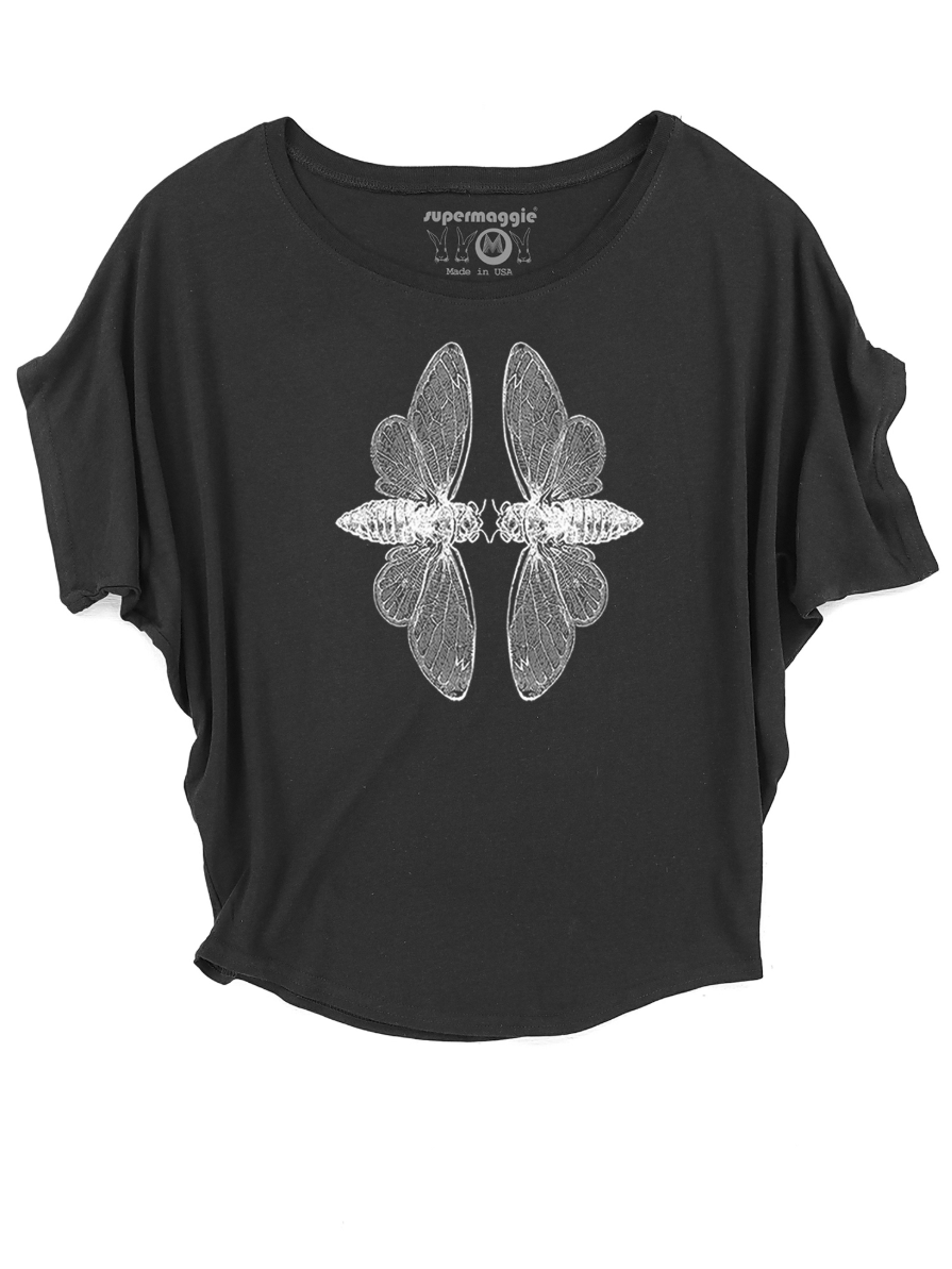 •CICADAS• bamboo/cotton blend dolman top (USA)