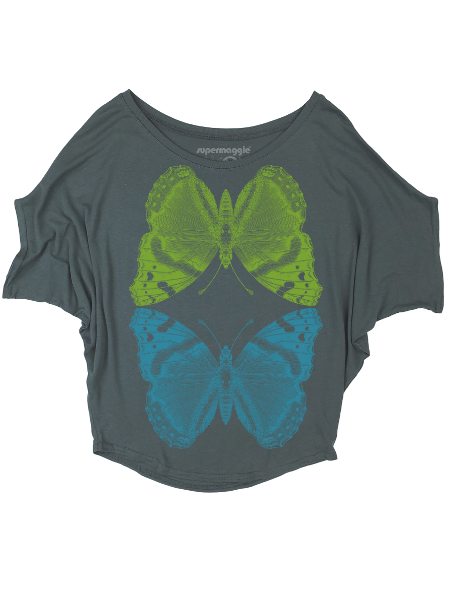 •MOTHS• bamboo/cotton blend dolman top (USA)