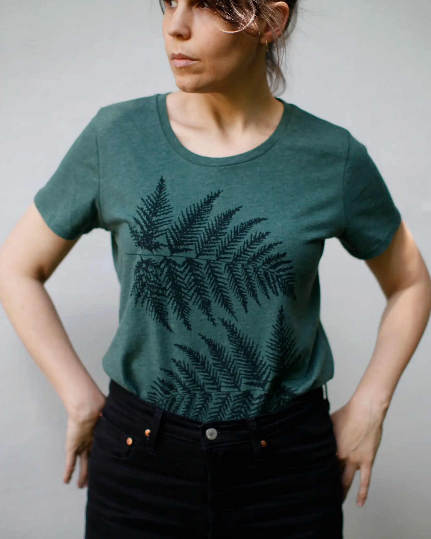 •FOREST FERNS• cotton blend classic tee (USA)