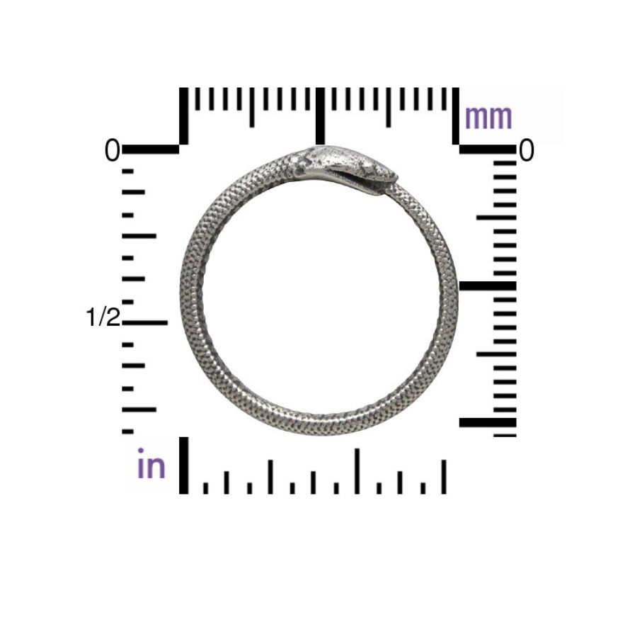 •OUROBOROS BAND• sterling silver ring