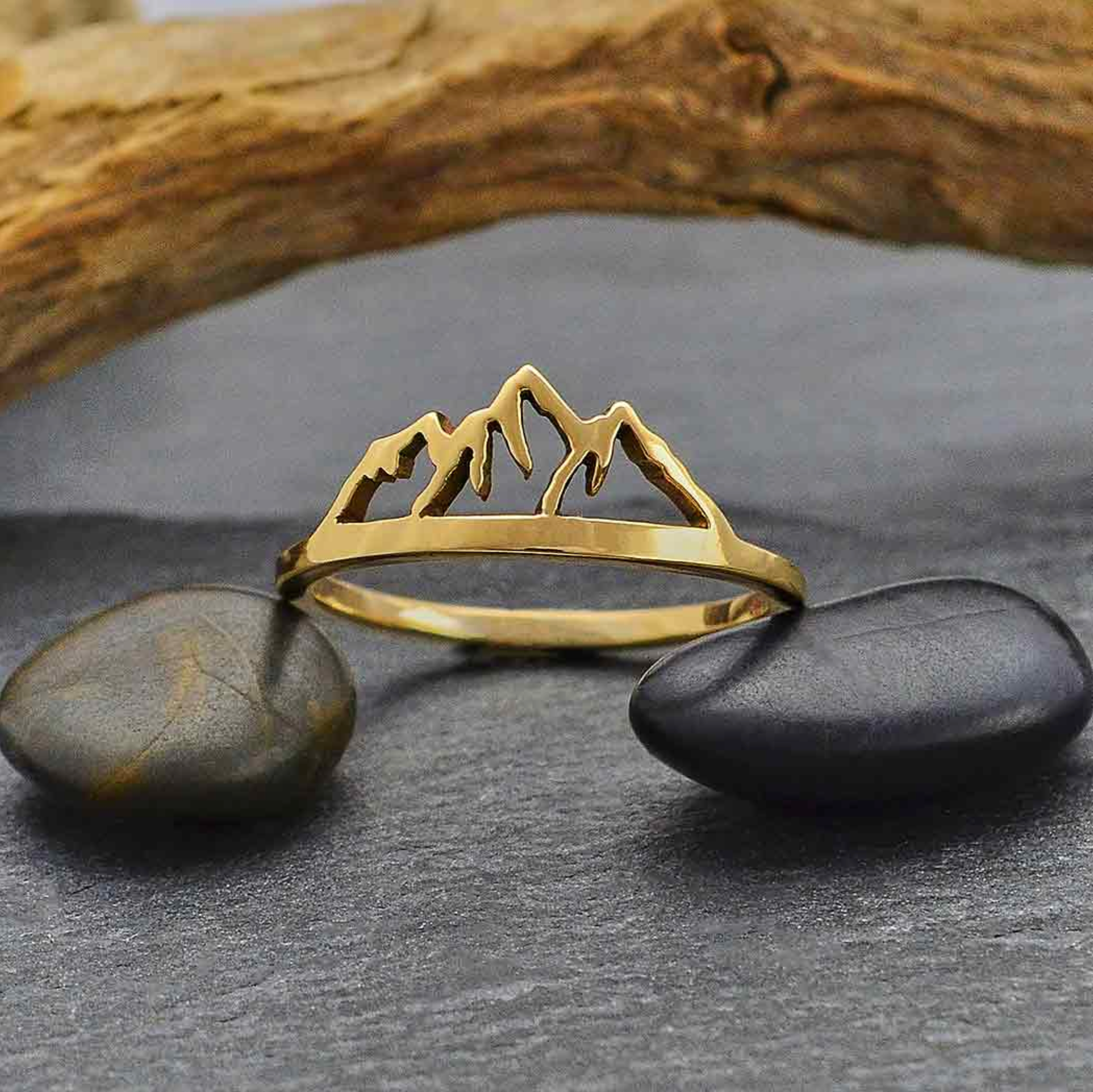 •MOUNTAIN RANGE• bronze ring