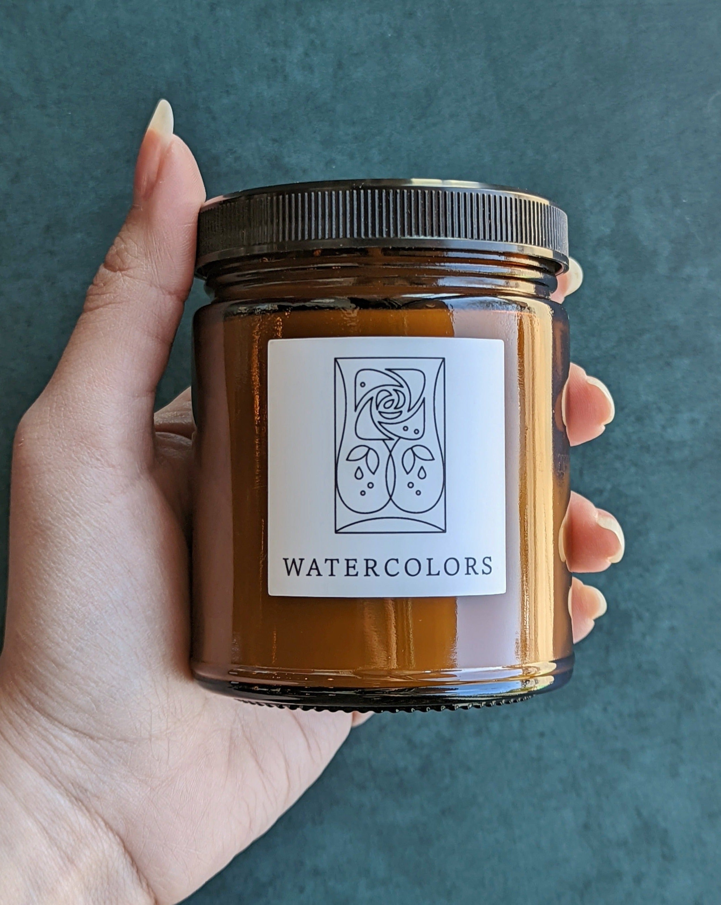 • WATERCOLORS • candle
