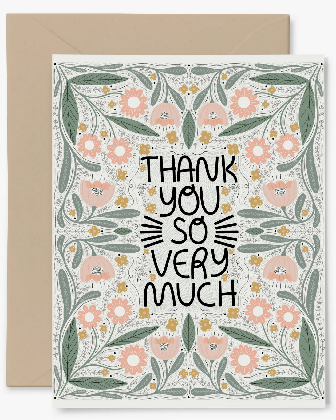 •SO VERY MUCH• thank you card