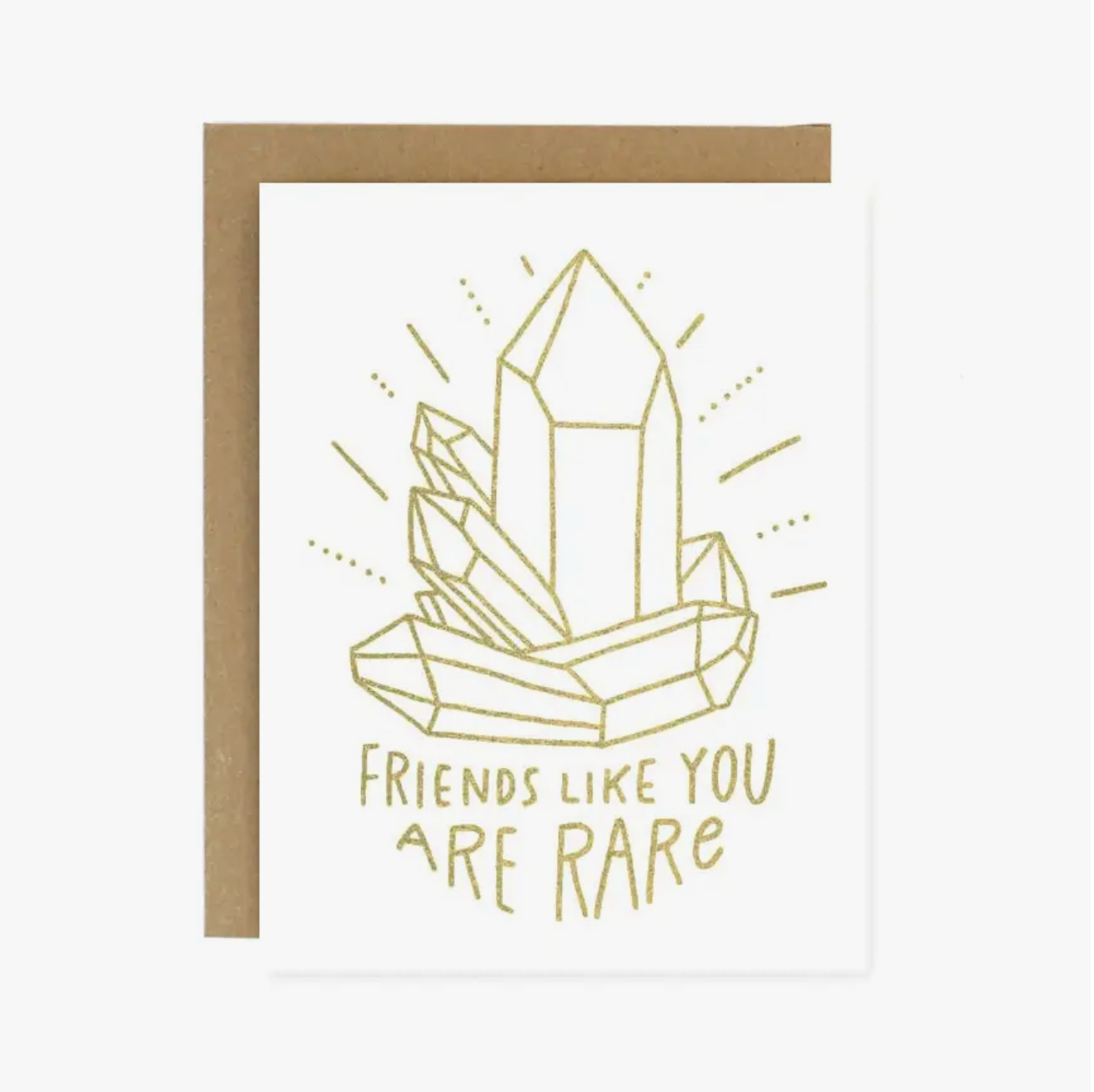 •YOU ARE RARE• friendship card