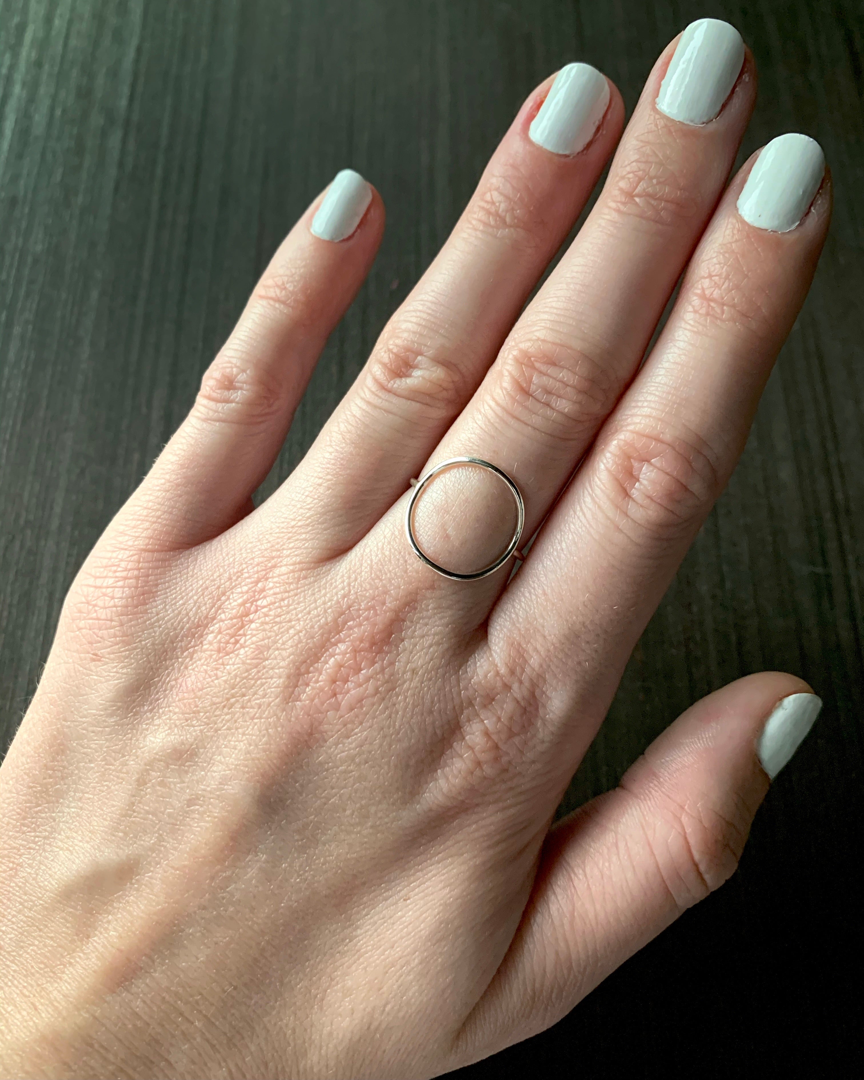 •FULL CIRCLE• sterling silver ring
