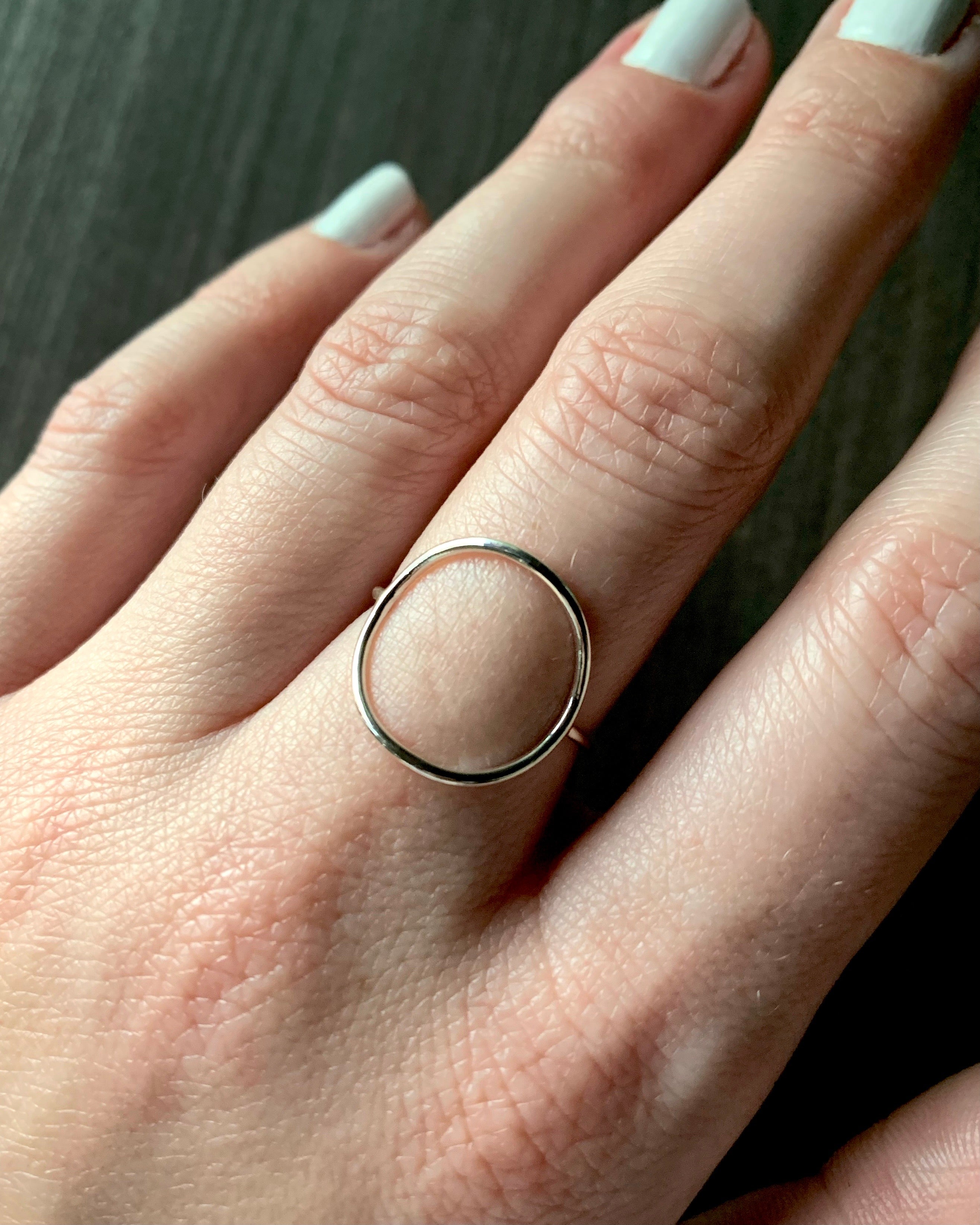 •FULL CIRCLE• sterling silver ring