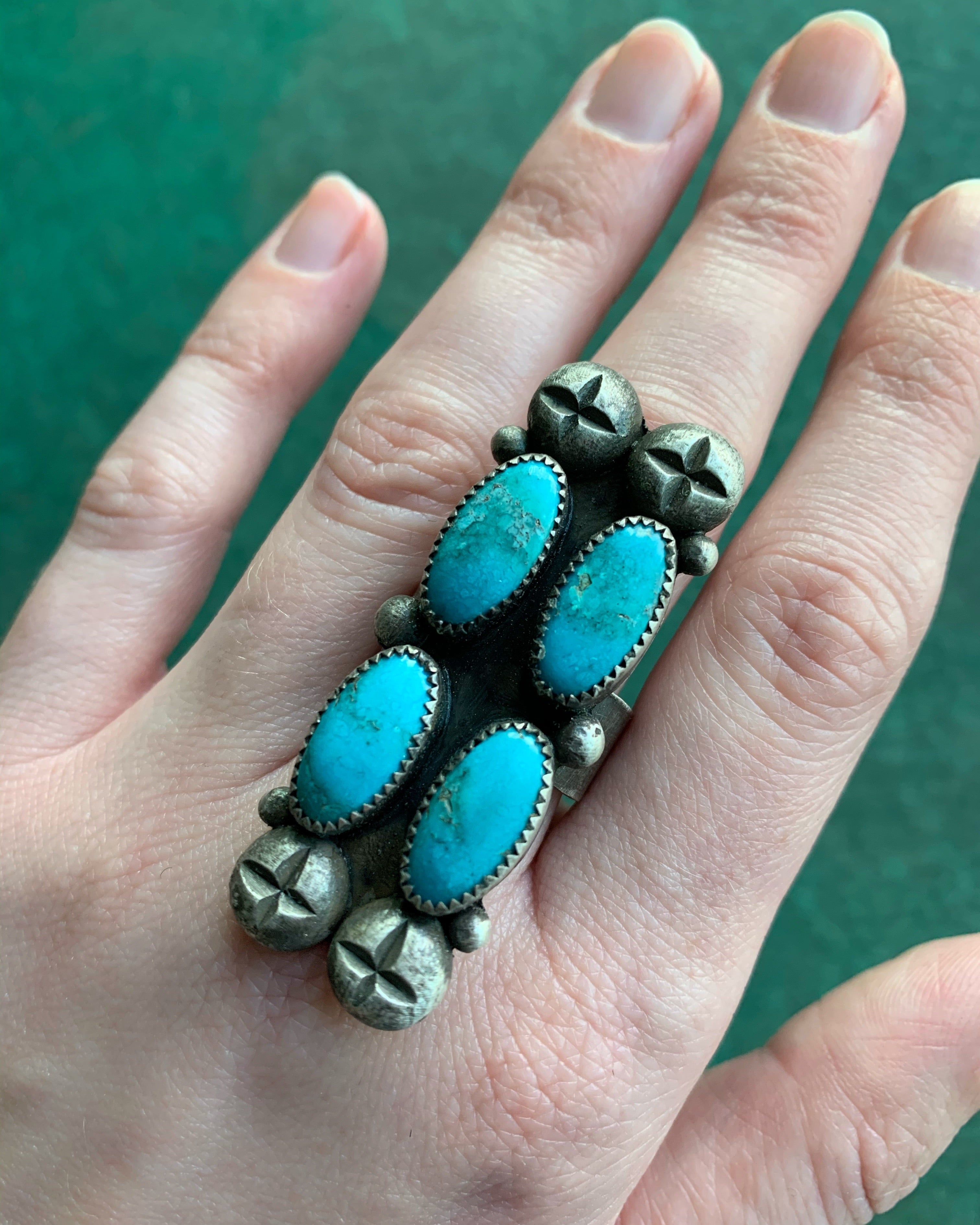 • PARALLEL • kingman turquoise + silver ring