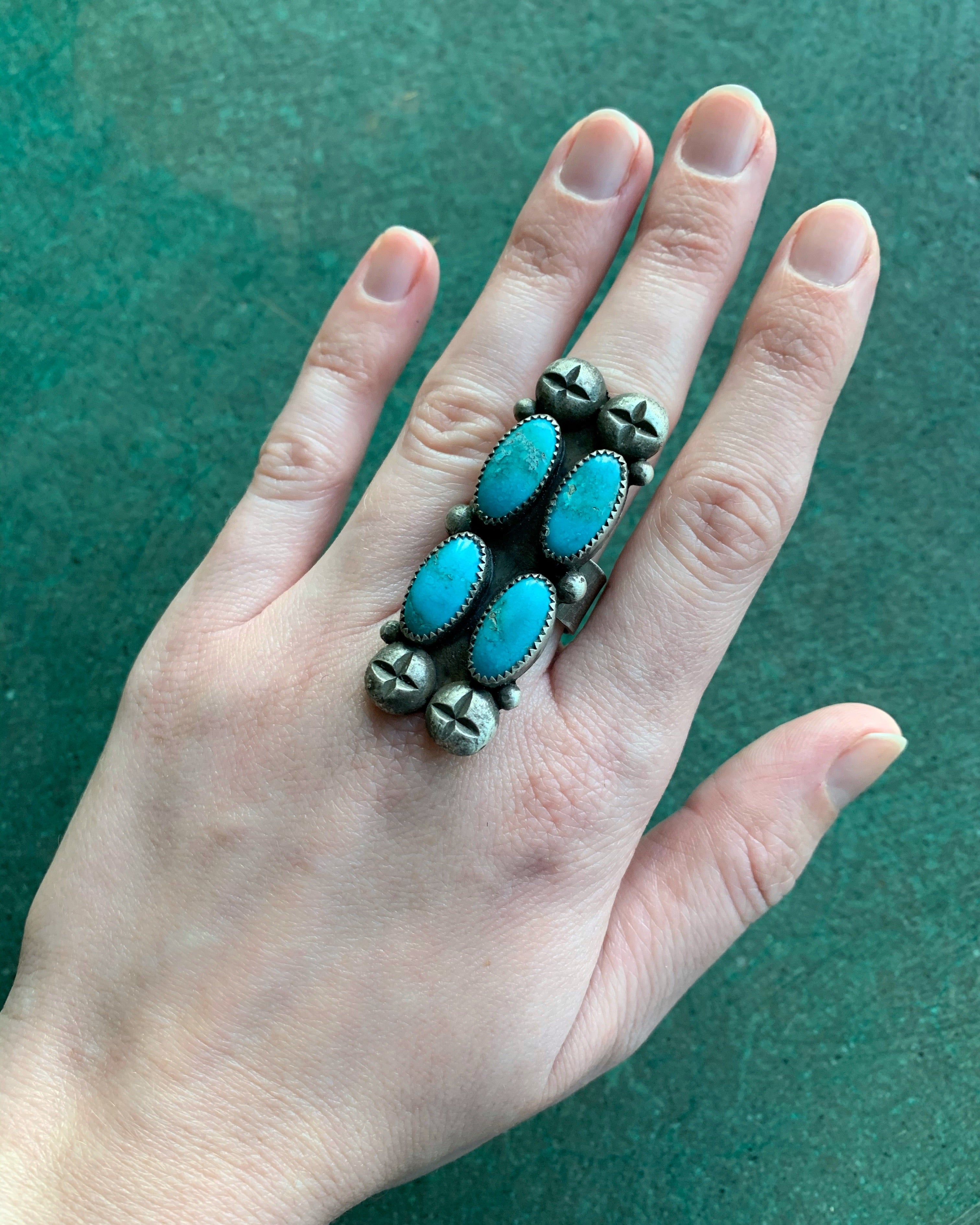 • PARALLEL • kingman turquoise + silver ring