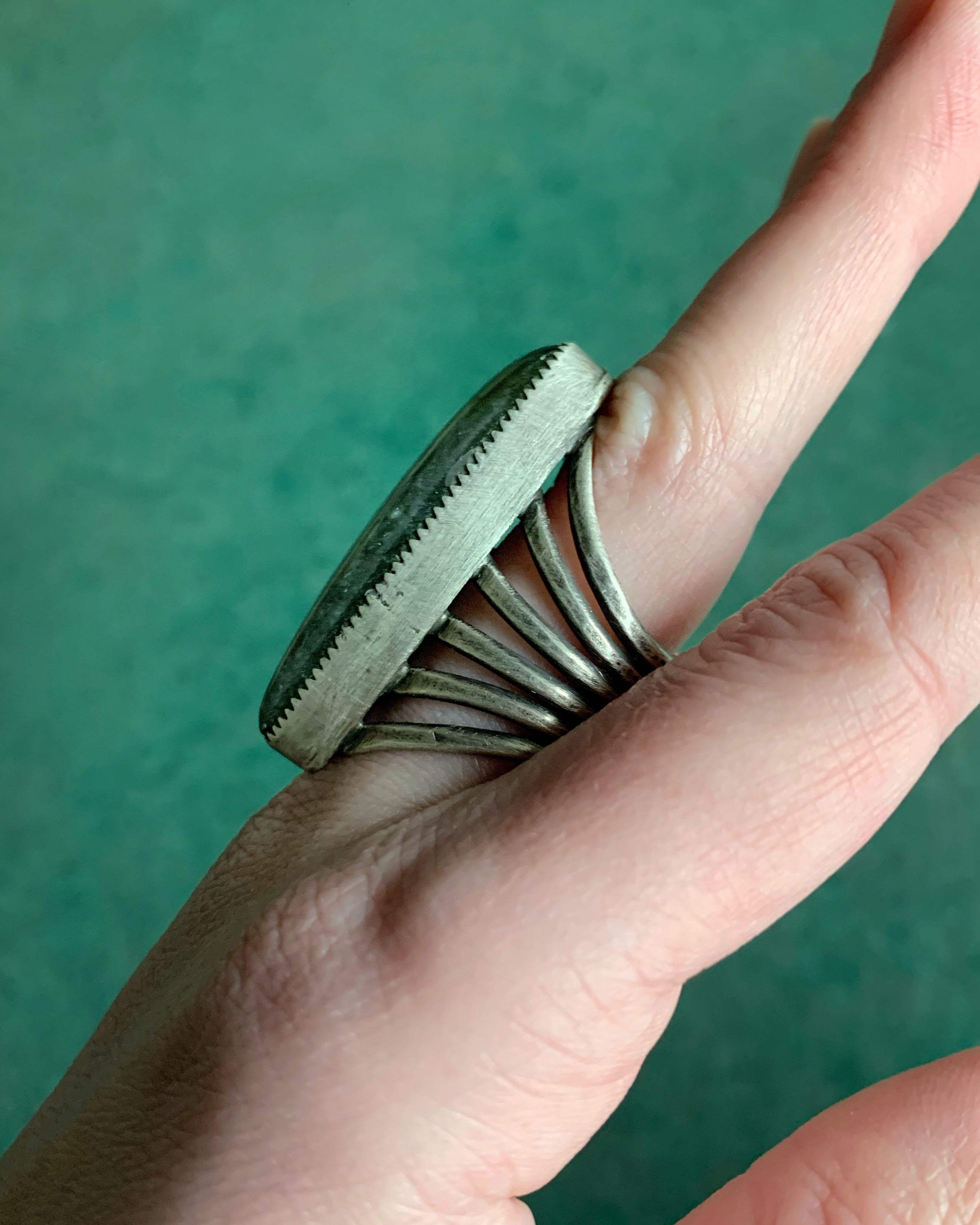 • MONUMENT • labradorite + silver ring