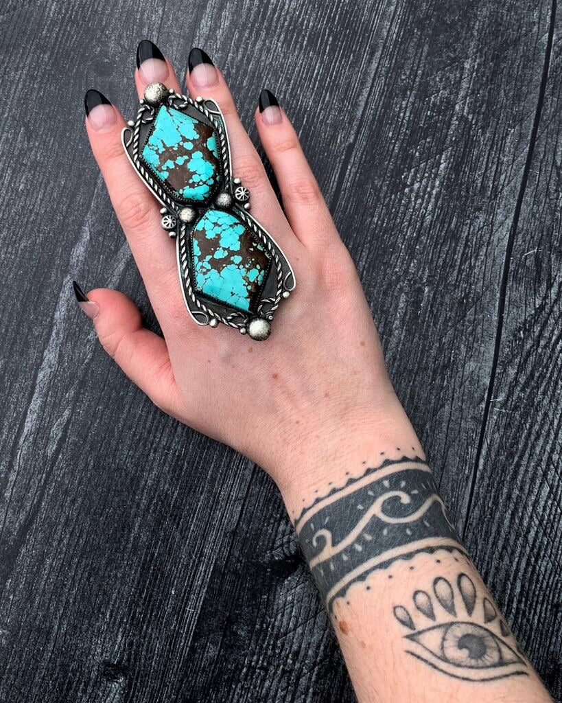 • ABALOS • turquoise + silver ring