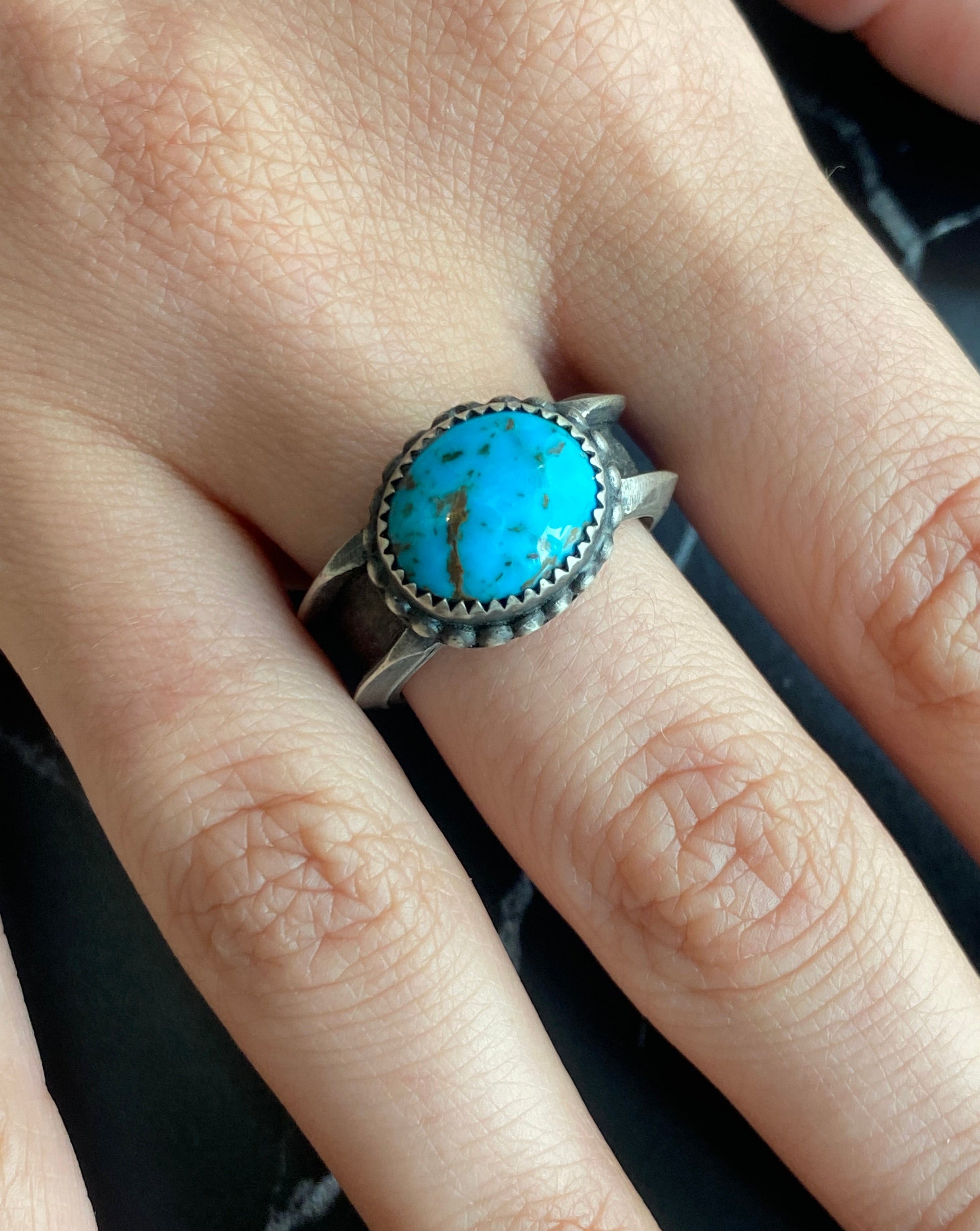 • BITTY • turquoise + silver ring