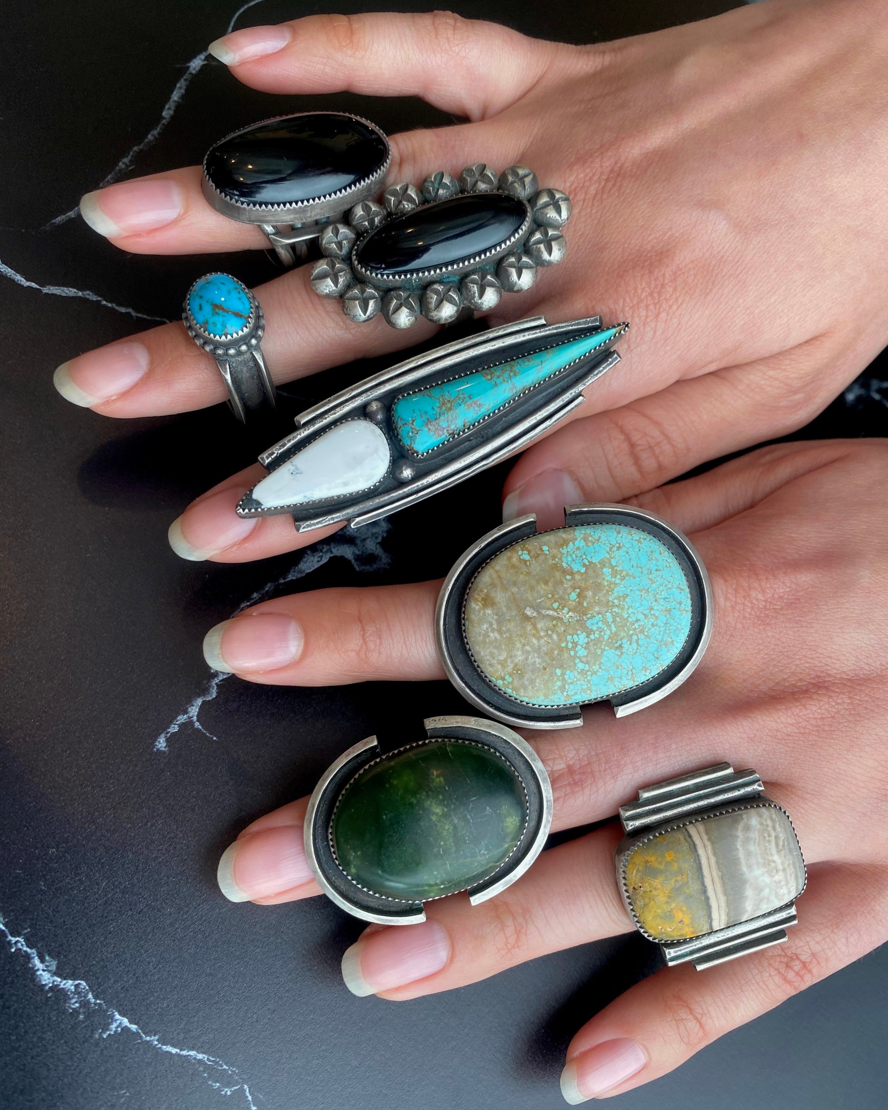 • MONUMENT • onyx + silver ring