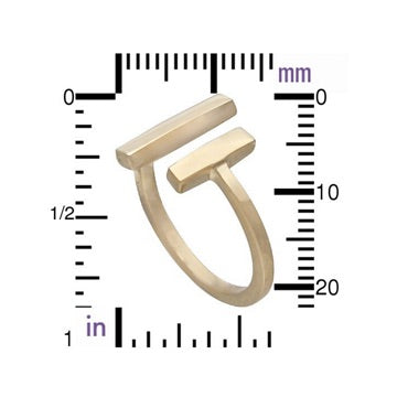 •FINDING BALANCE• adjustable bronze ring
