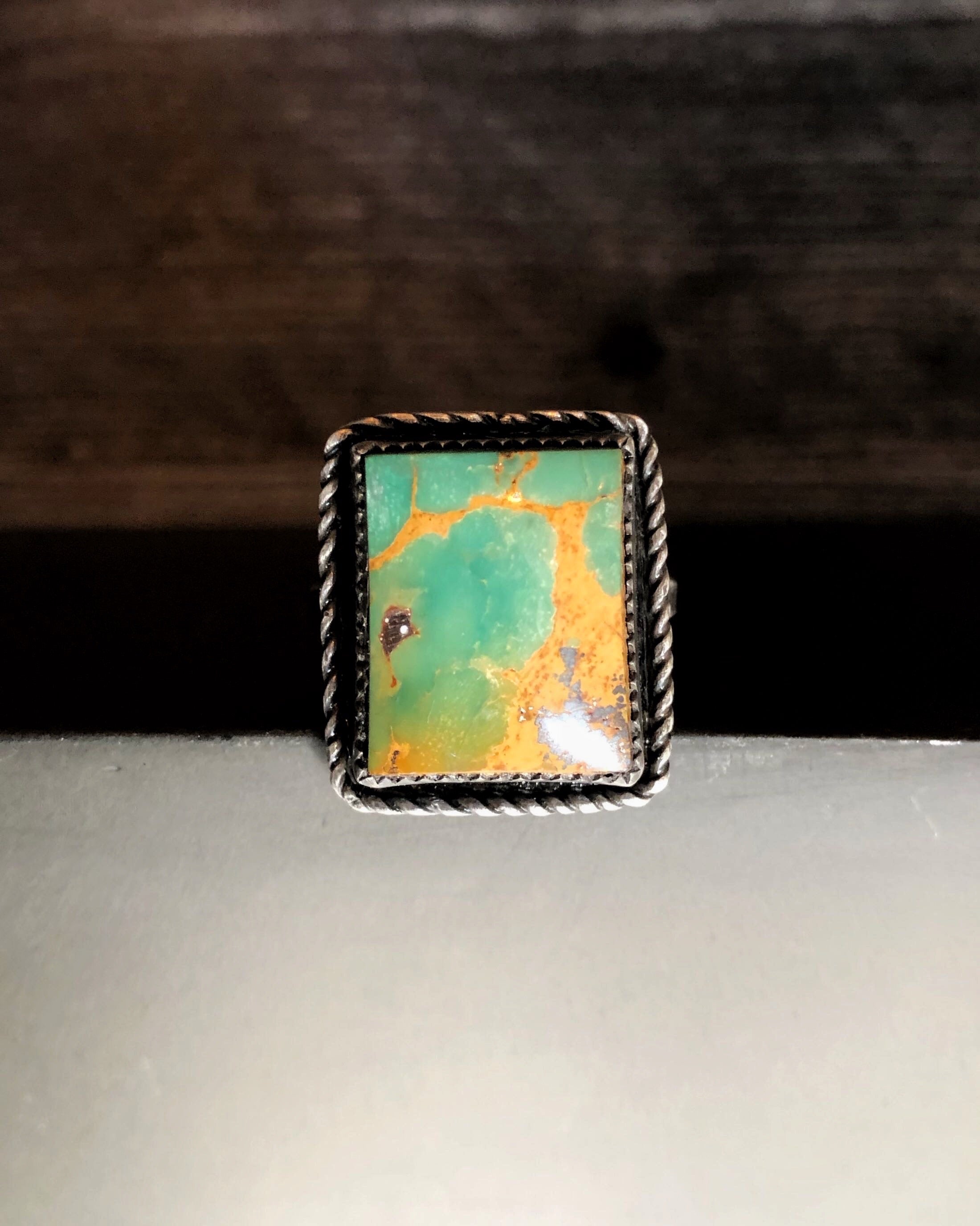 • SUPER BOWL • turquoise + silver ring